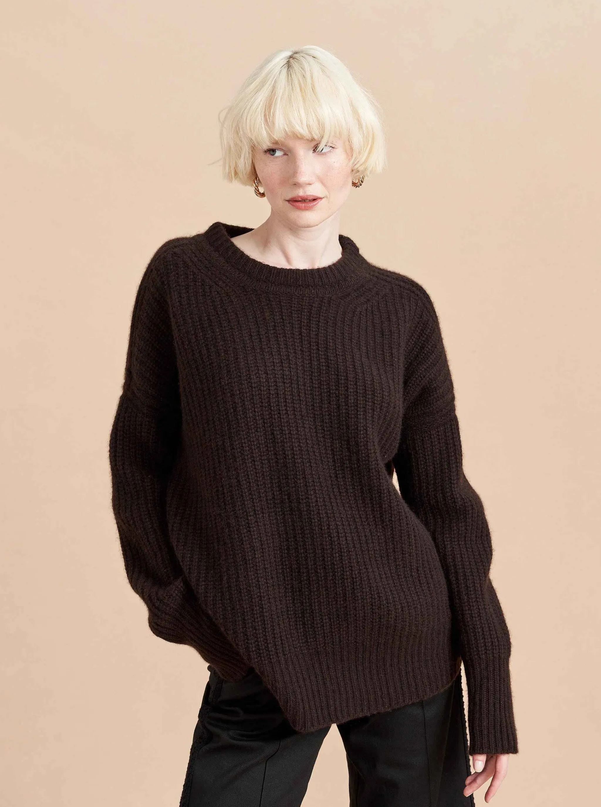 La Ligne Sweaters*Toujours Sweater Chocolate