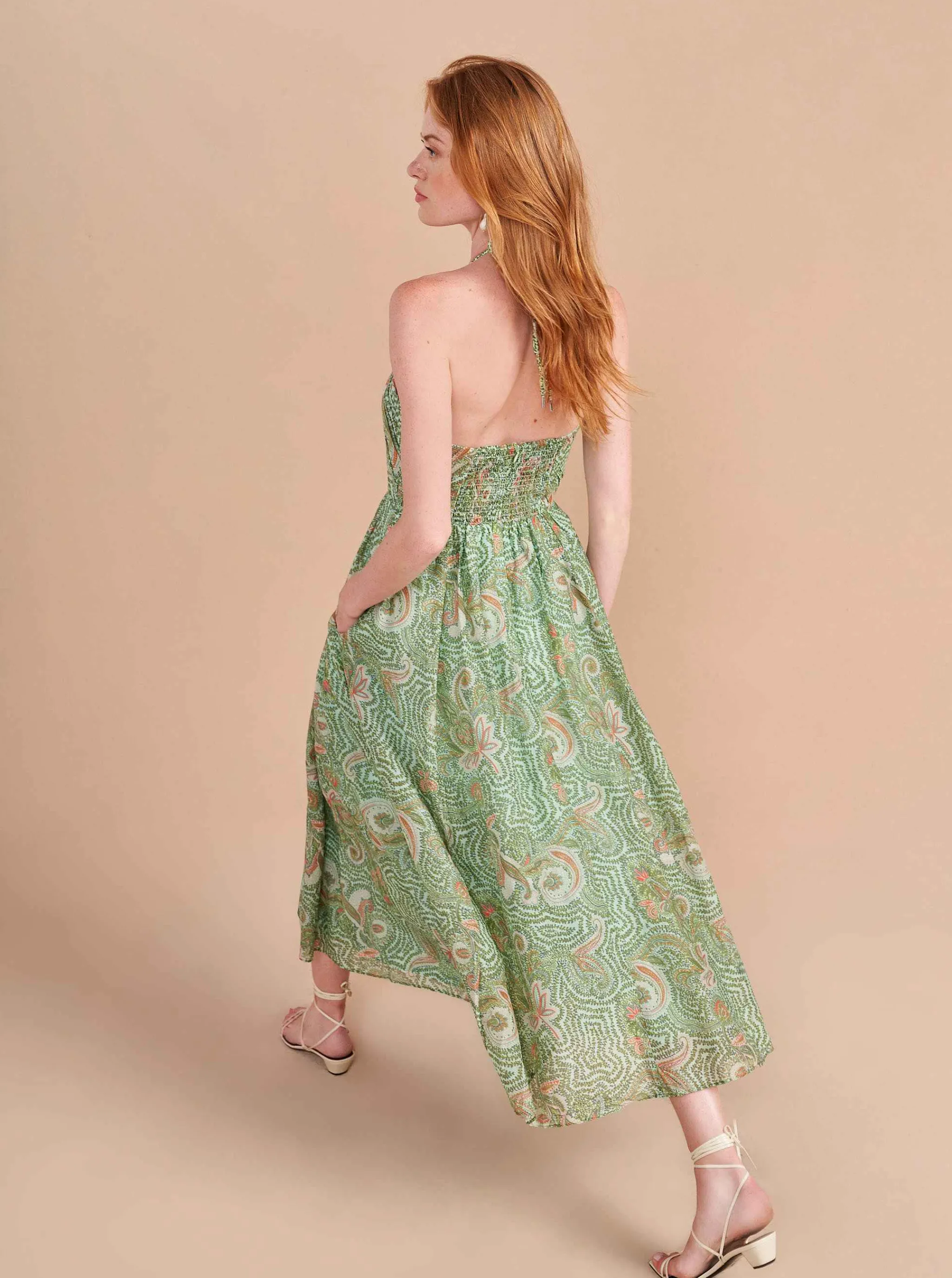 La Ligne Midi Dresses*Rosemary Dress Green/Mint