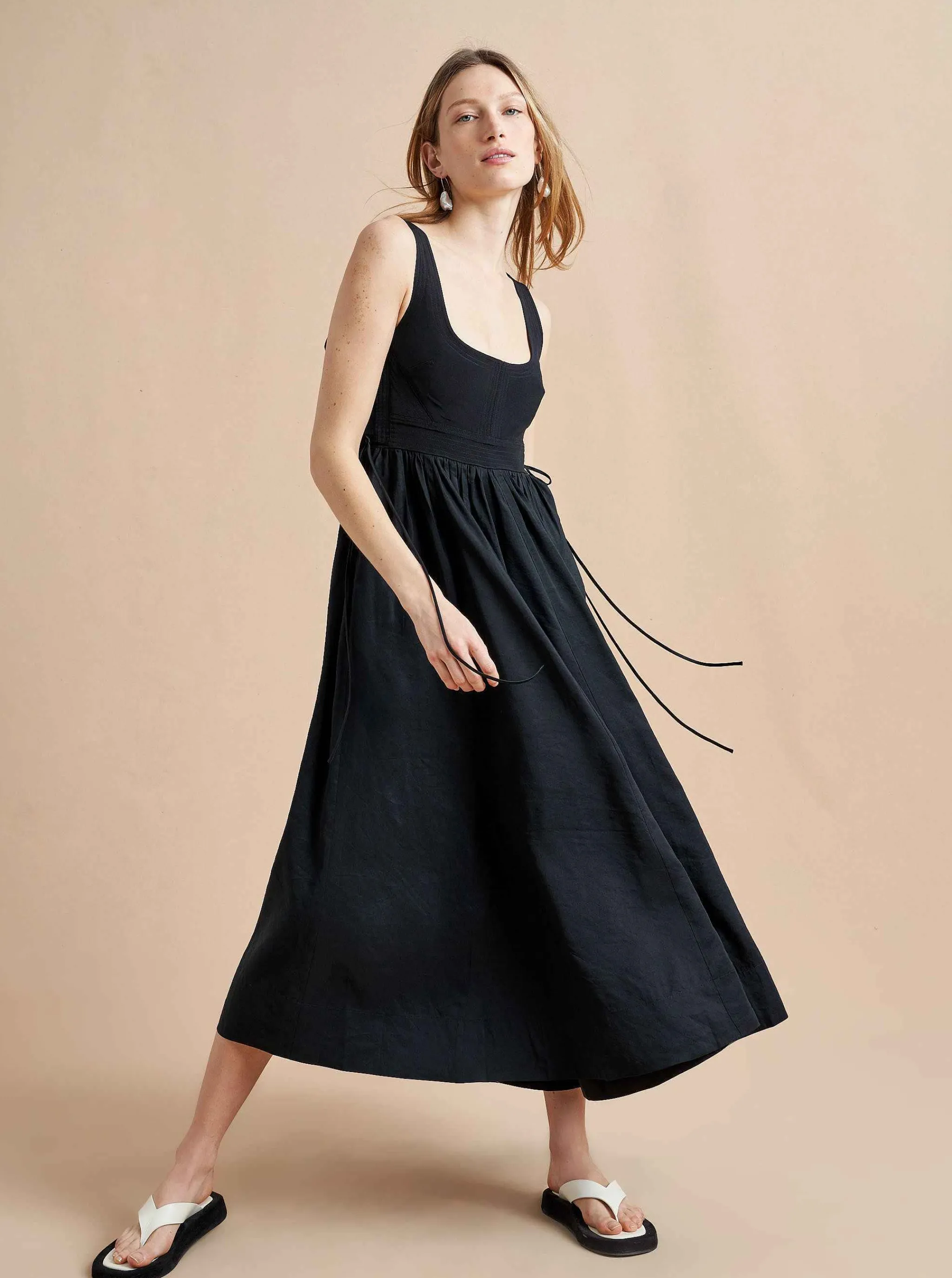 La Ligne Midi Dresses*Villanelle Dress Black