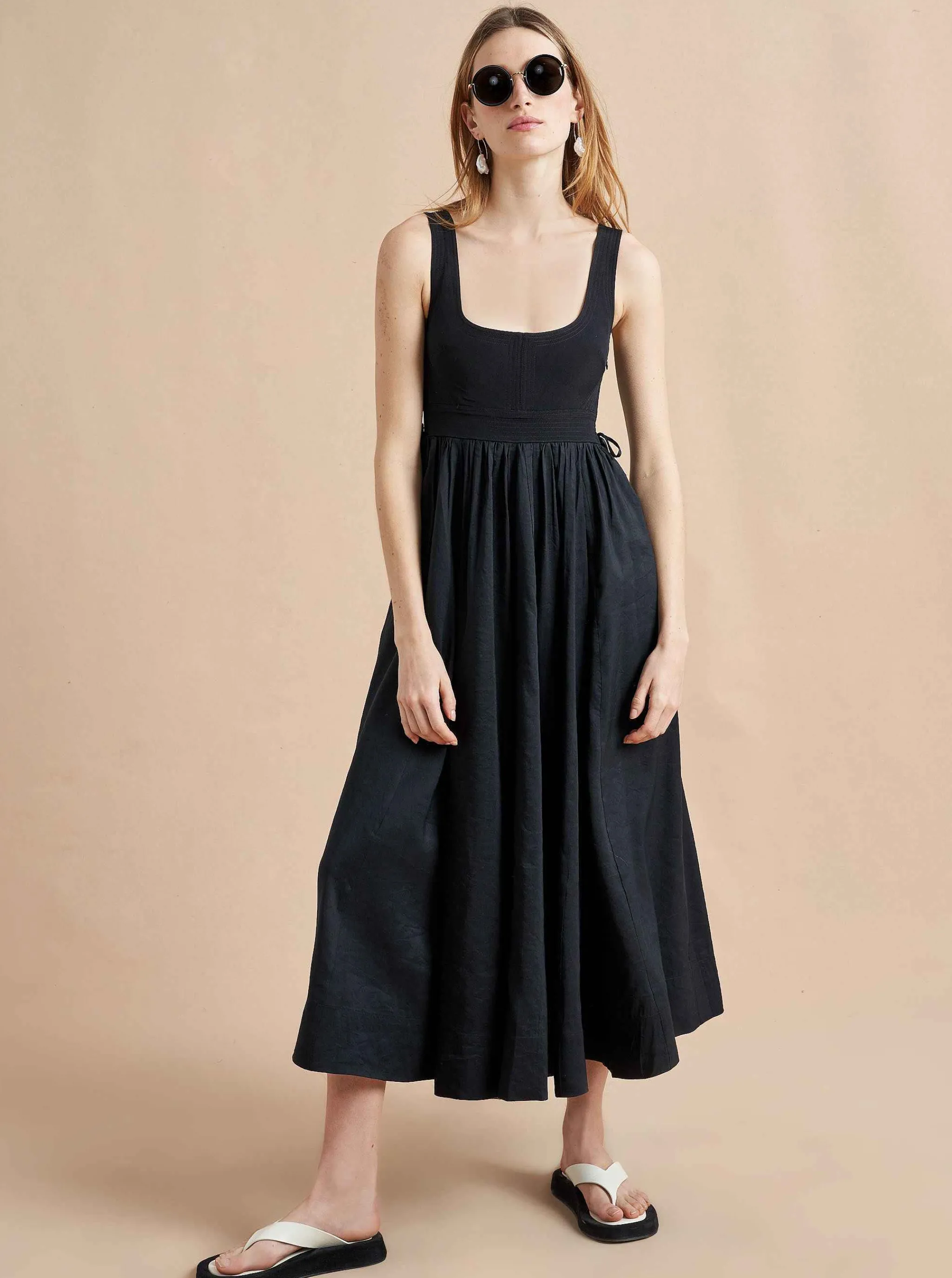 La Ligne Midi Dresses*Villanelle Dress Black