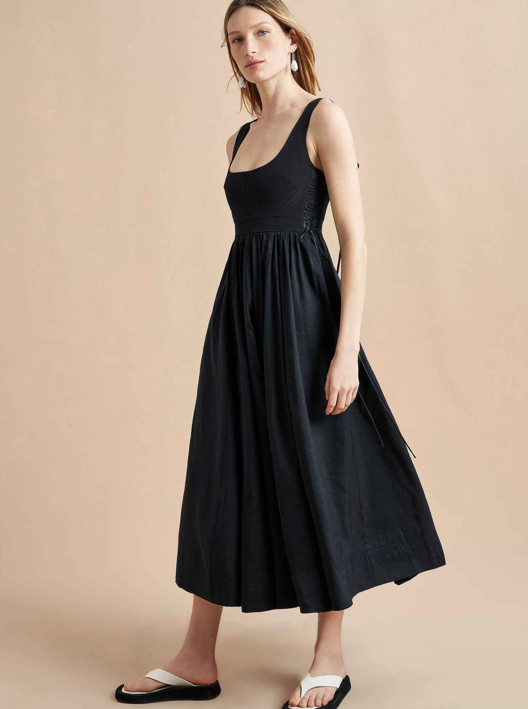 La Ligne Midi Dresses*Villanelle Dress Black