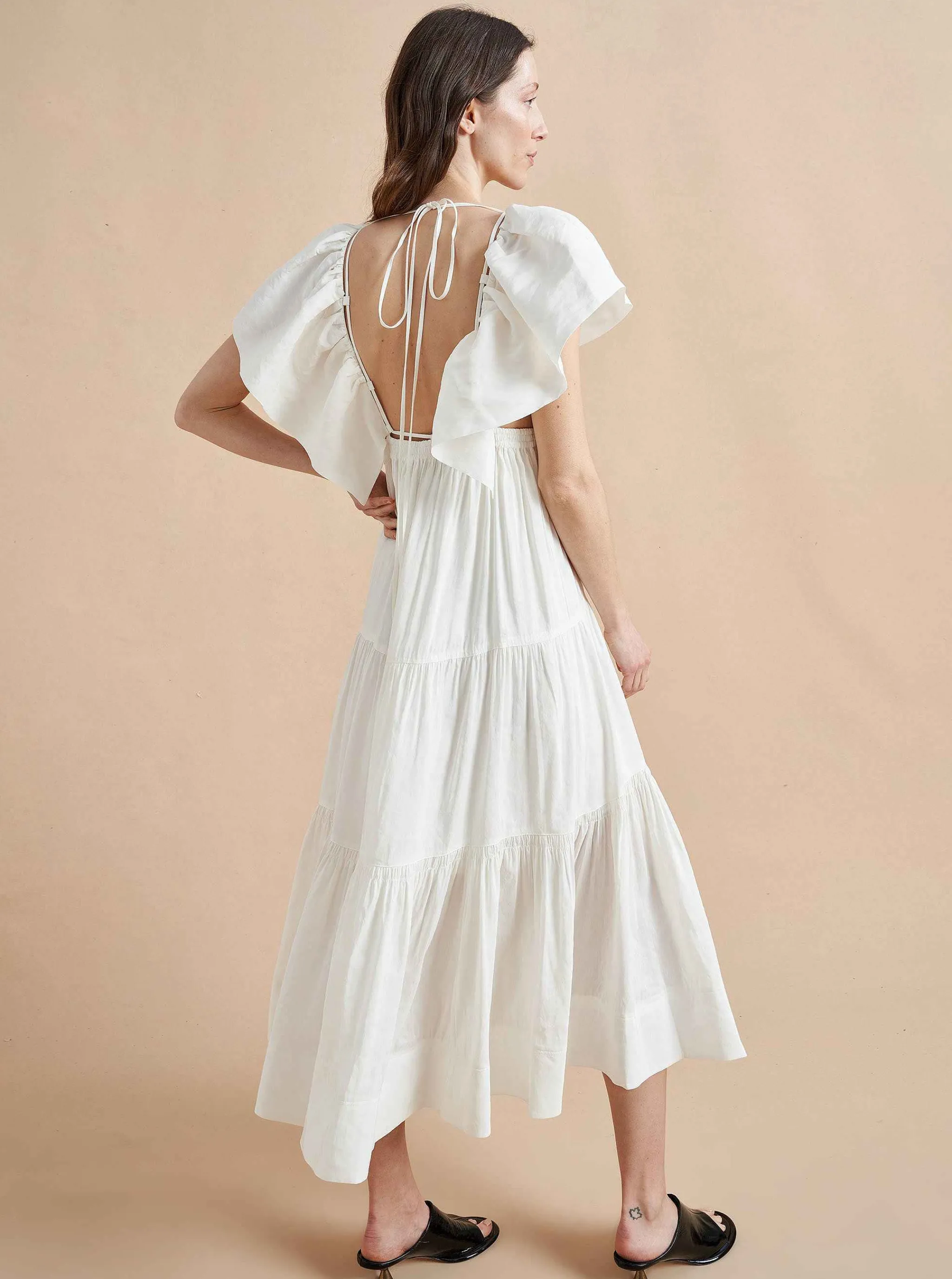 La Ligne Midi Dresses*Stella Dress Ivory