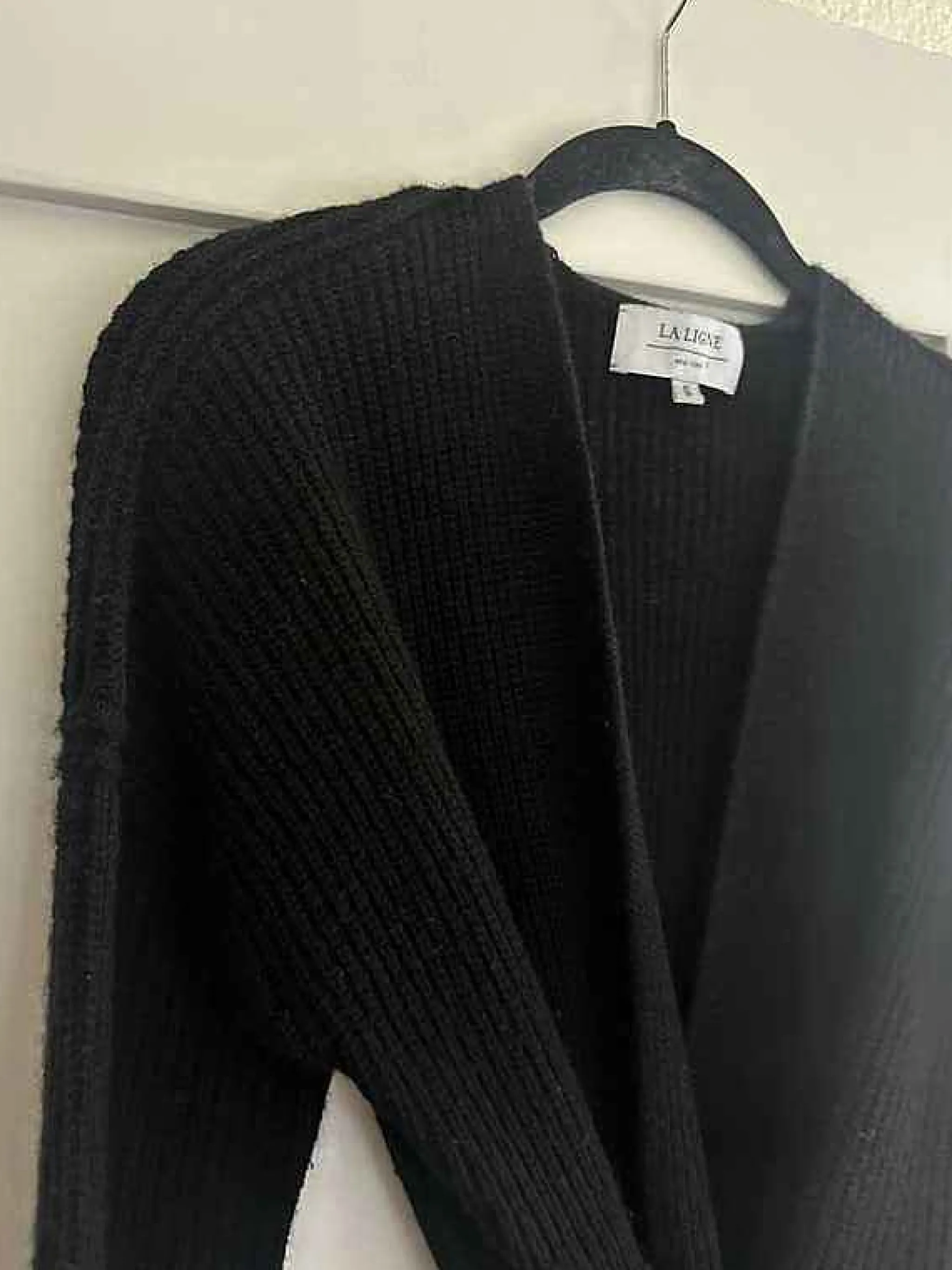 La Ligne Cardigans*Toujours Wrap Cardigan Black