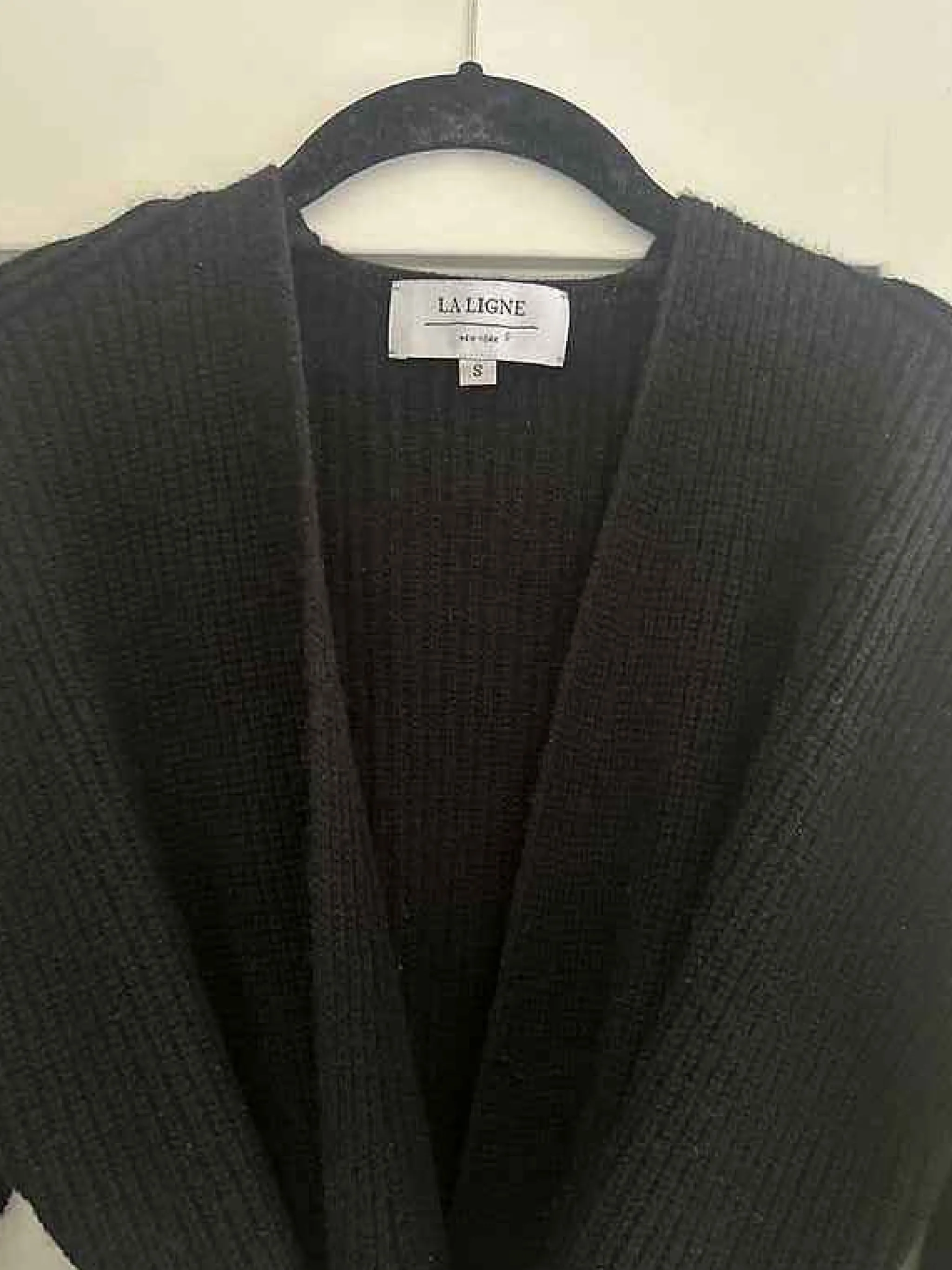La Ligne Cardigans*Toujours Wrap Cardigan Black