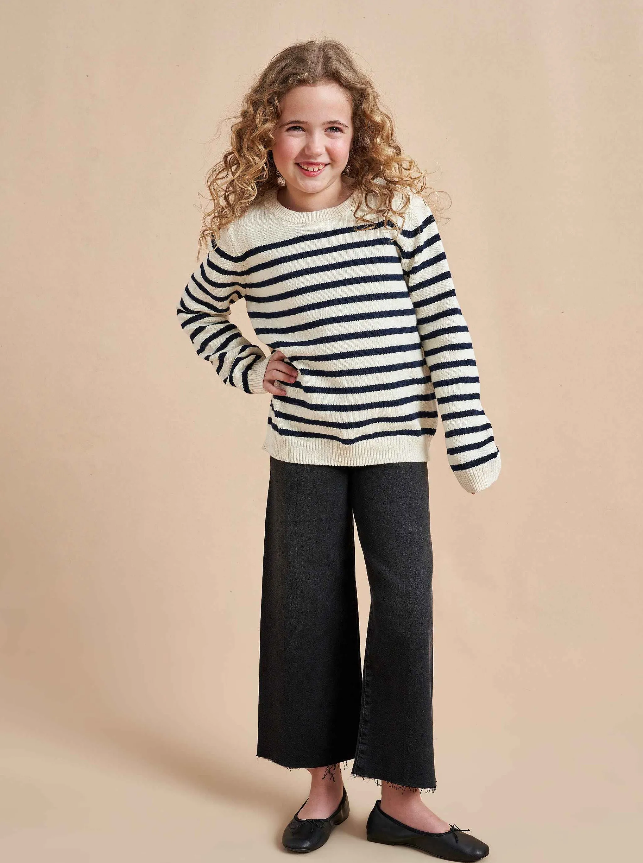 La Ligne Kids*Marini Sweater Cream/Navy
