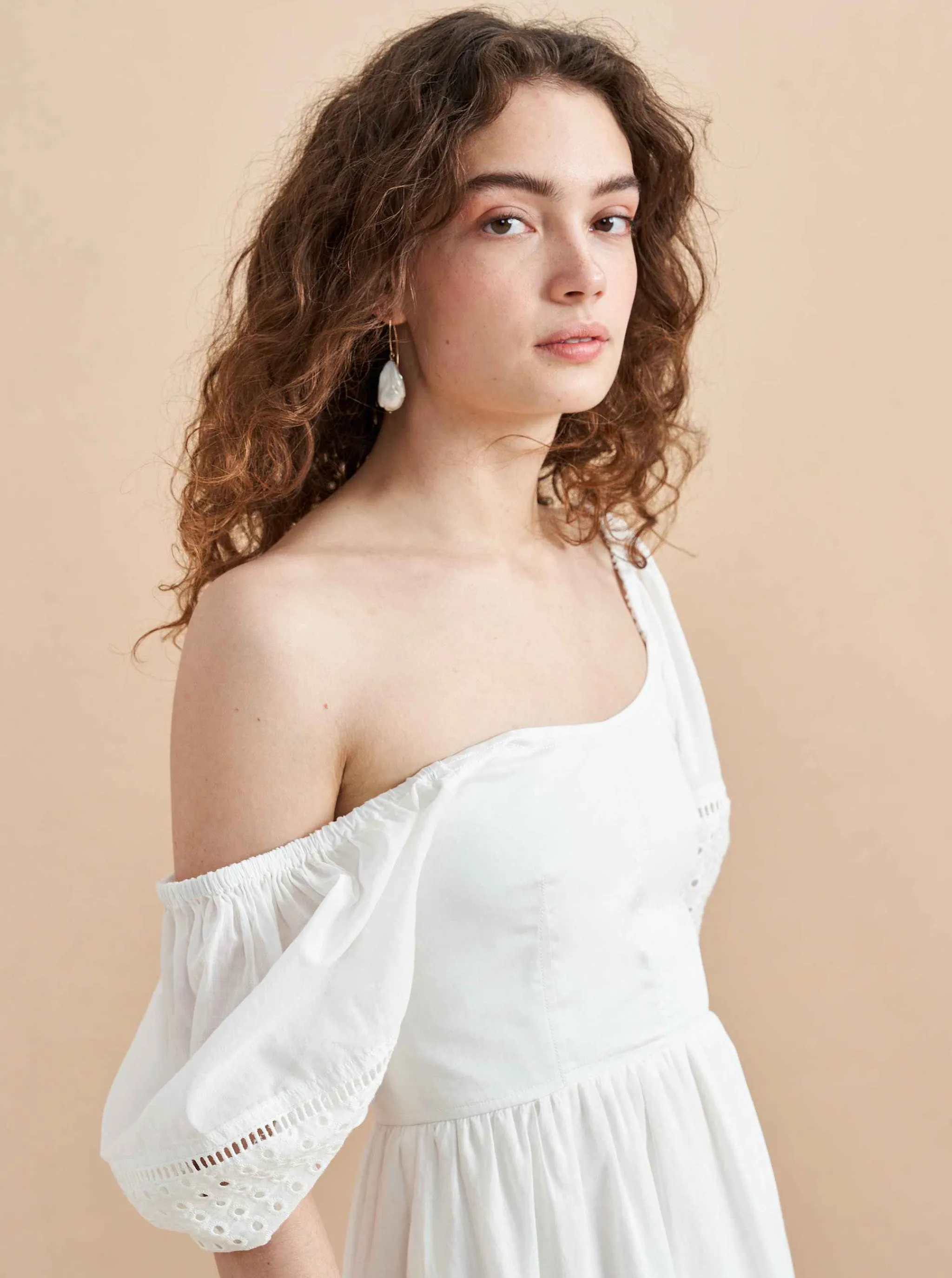 La Ligne Midi Dresses*Lulu Dress Ivory