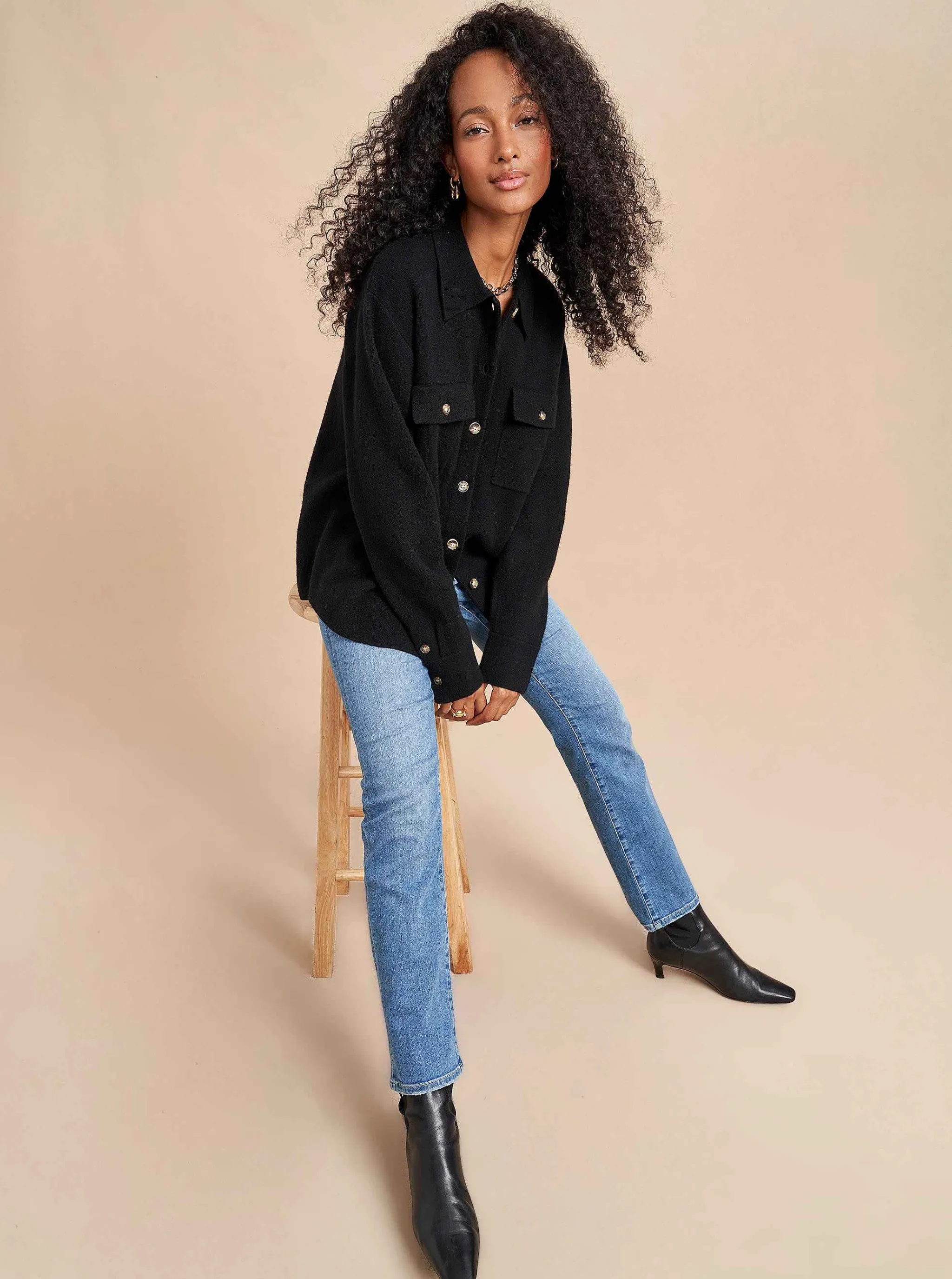 La Ligne Outerwear*Jane Jacket Black