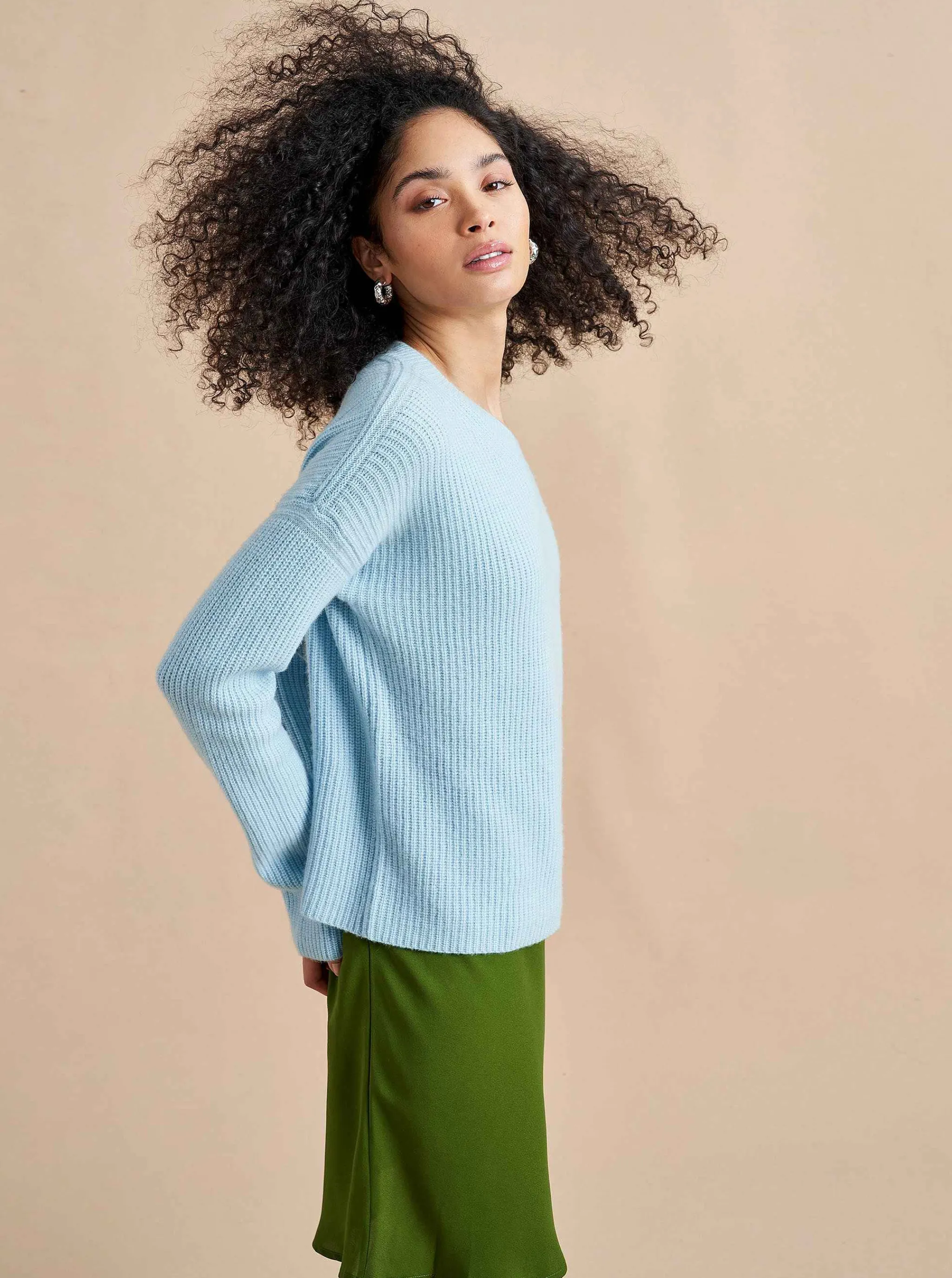 La Ligne Sweaters*Mini Toujours Sweater Periwinkle