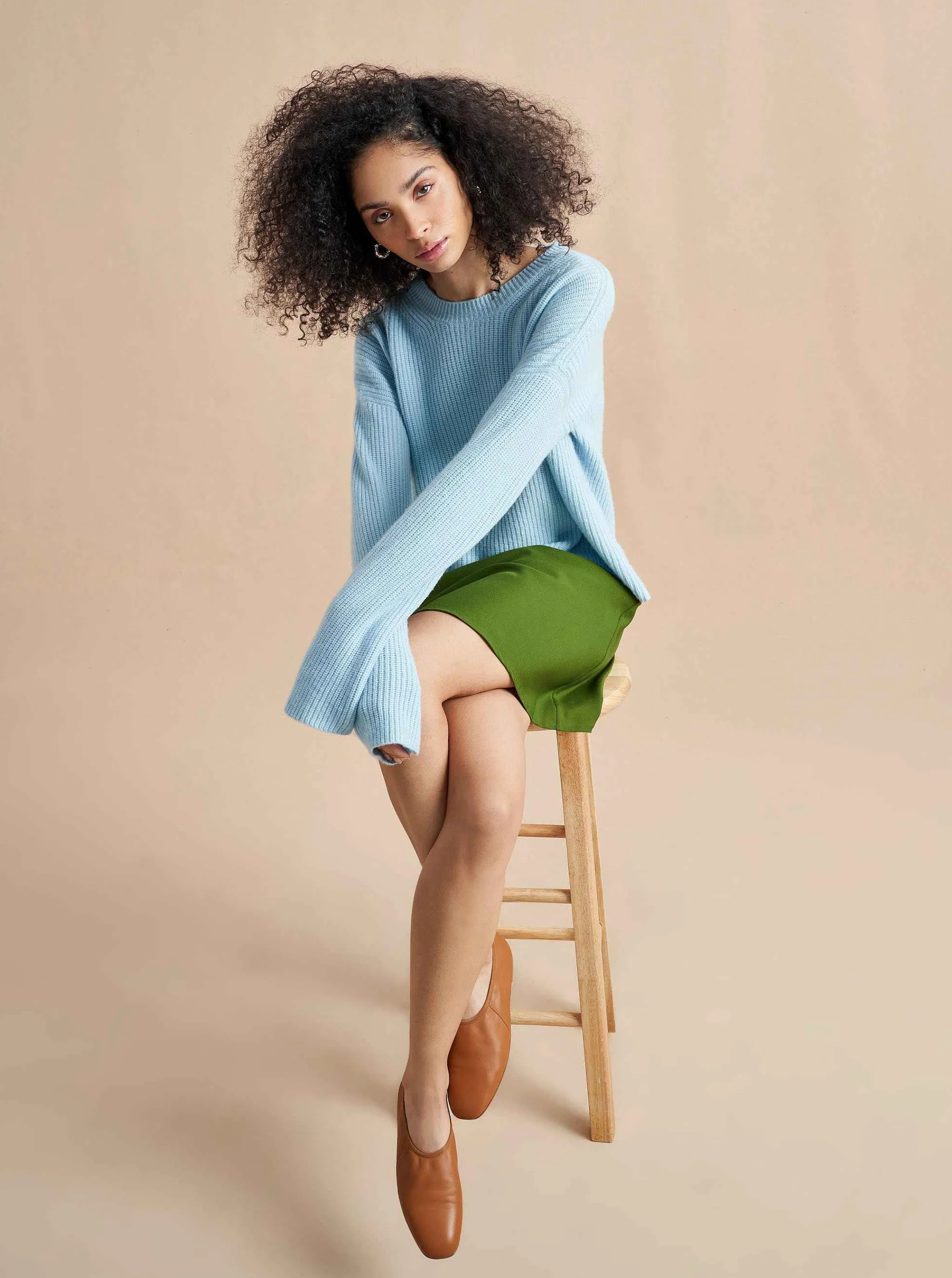 La Ligne Sweaters*Mini Toujours Sweater Periwinkle