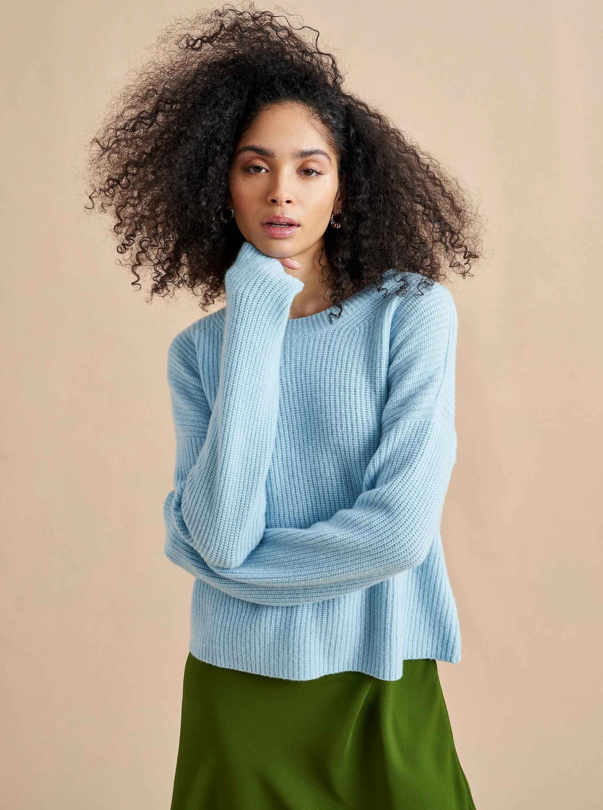 La Ligne Sweaters*Mini Toujours Sweater Periwinkle