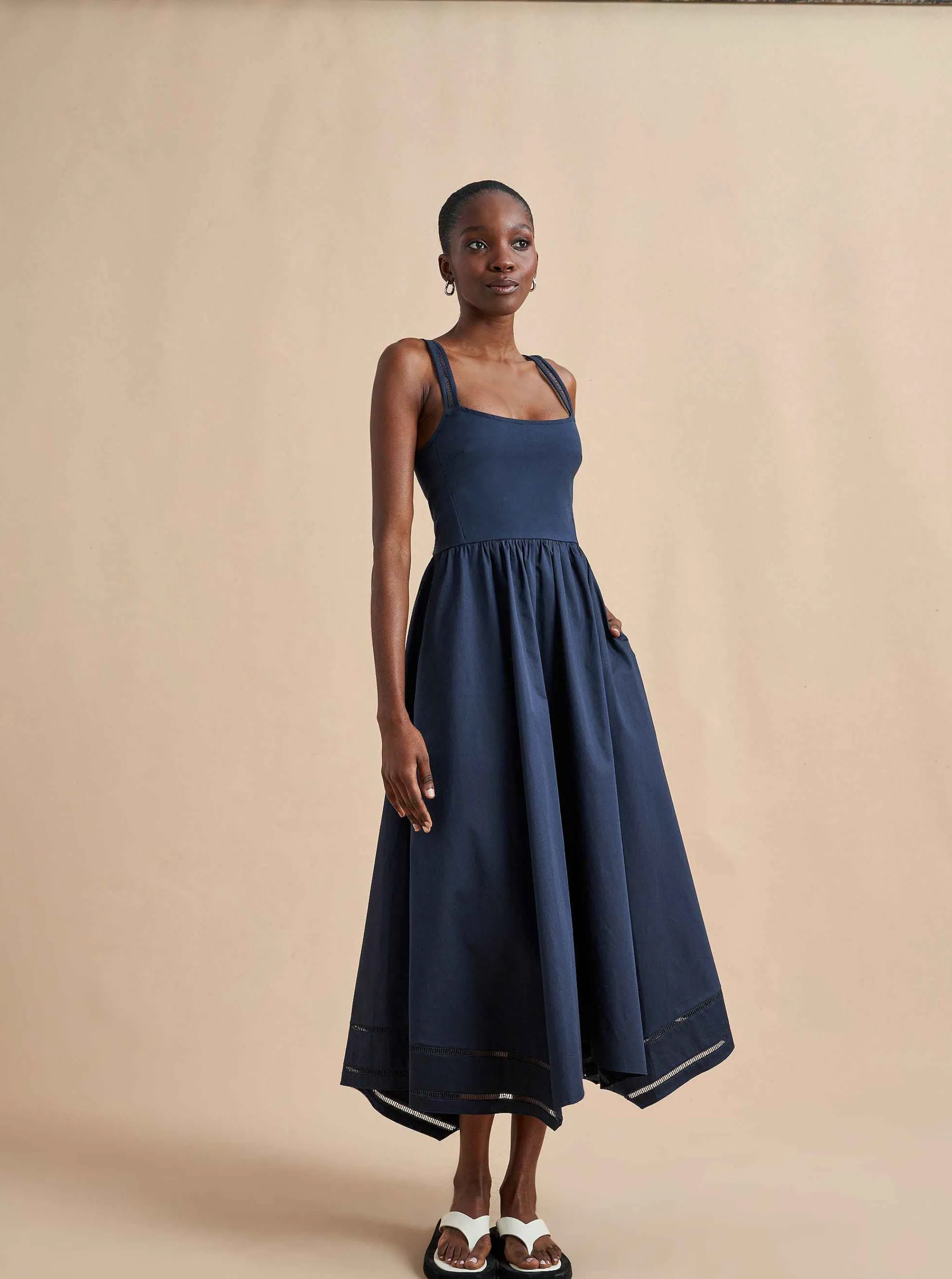 La Ligne Midi Dresses*Soraya Dress Midnight