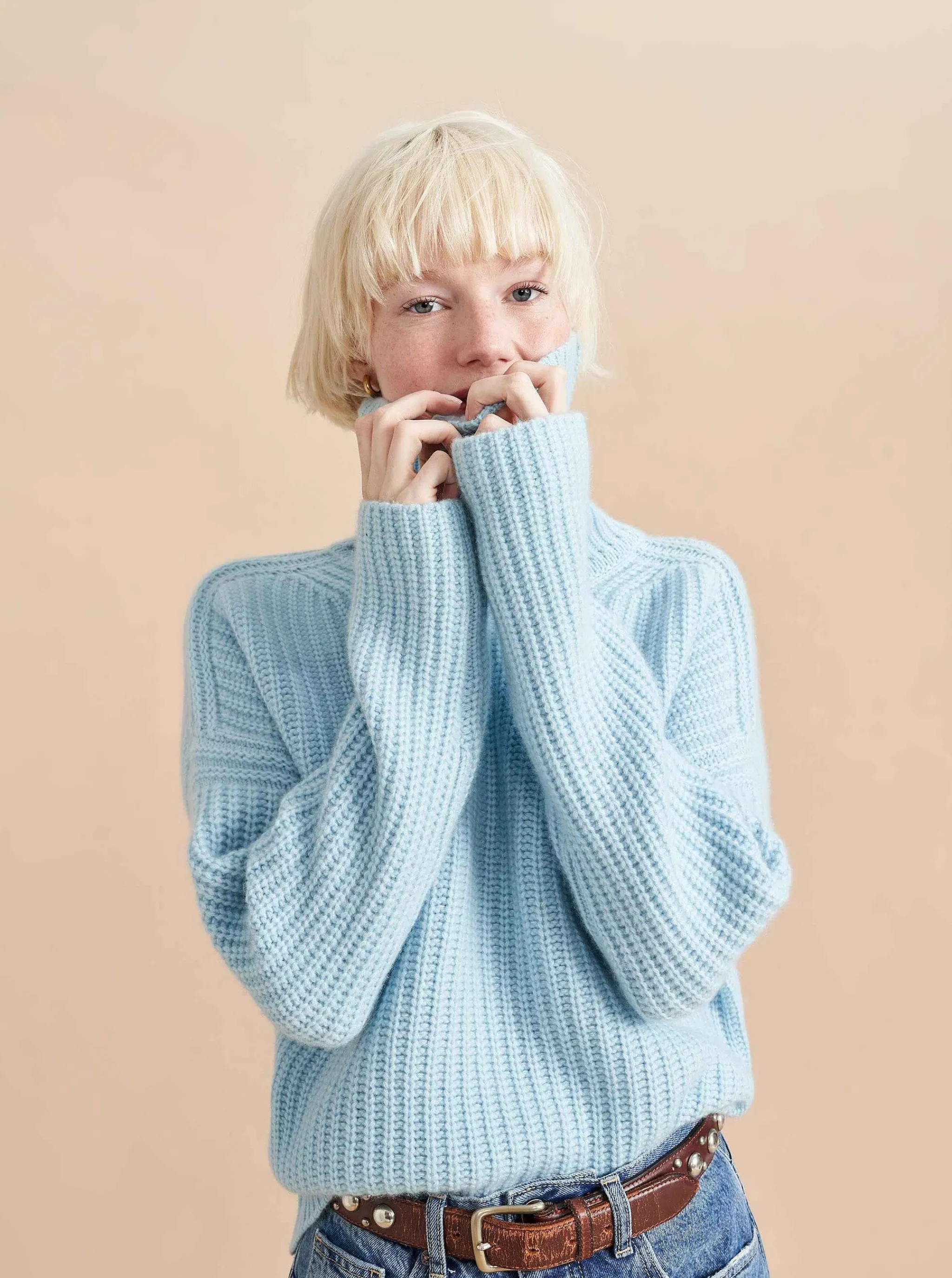 La Ligne Turtlenecks*Toujours Turtleneck Periwinkle