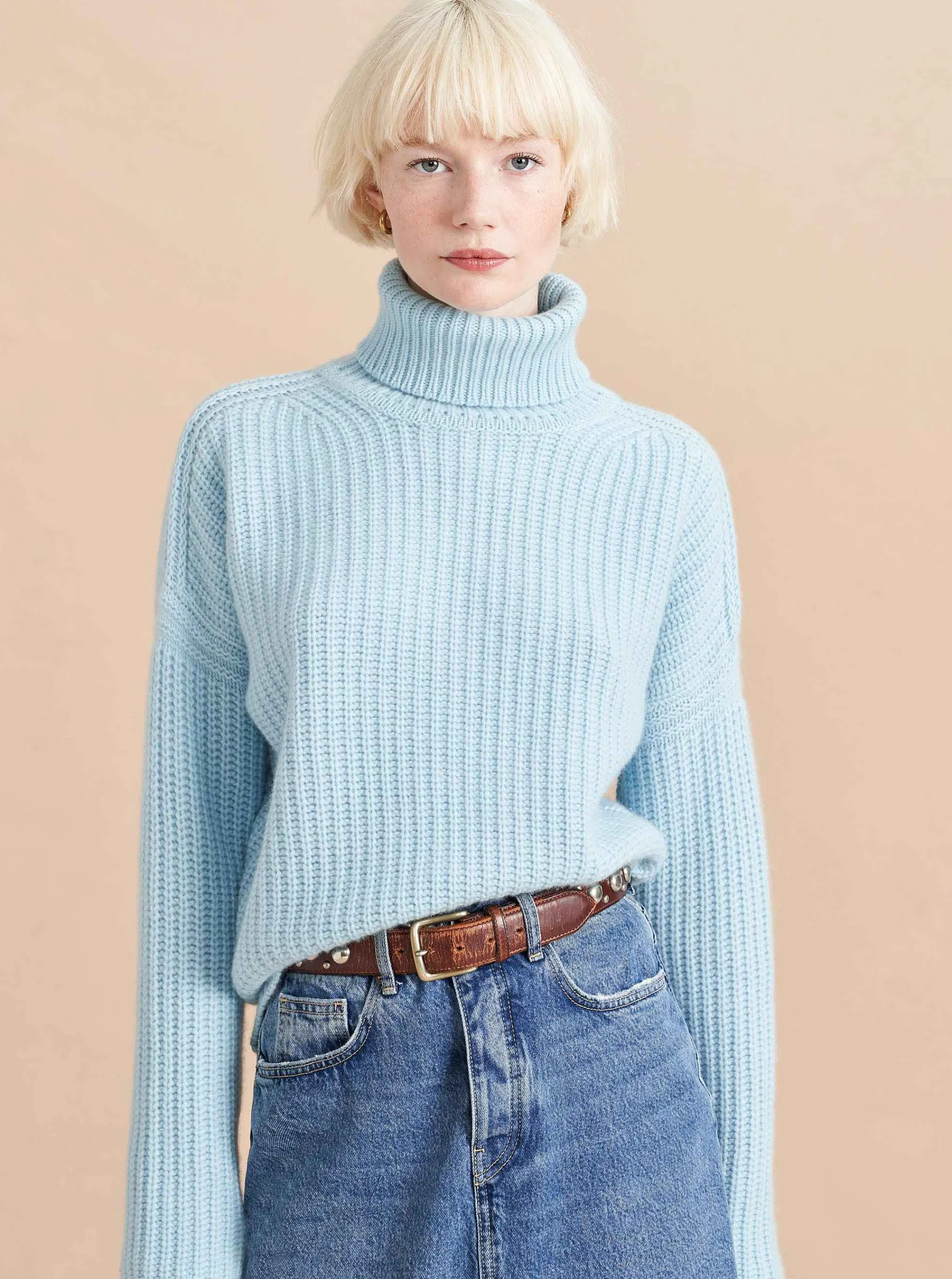 La Ligne Turtlenecks*Toujours Turtleneck Periwinkle