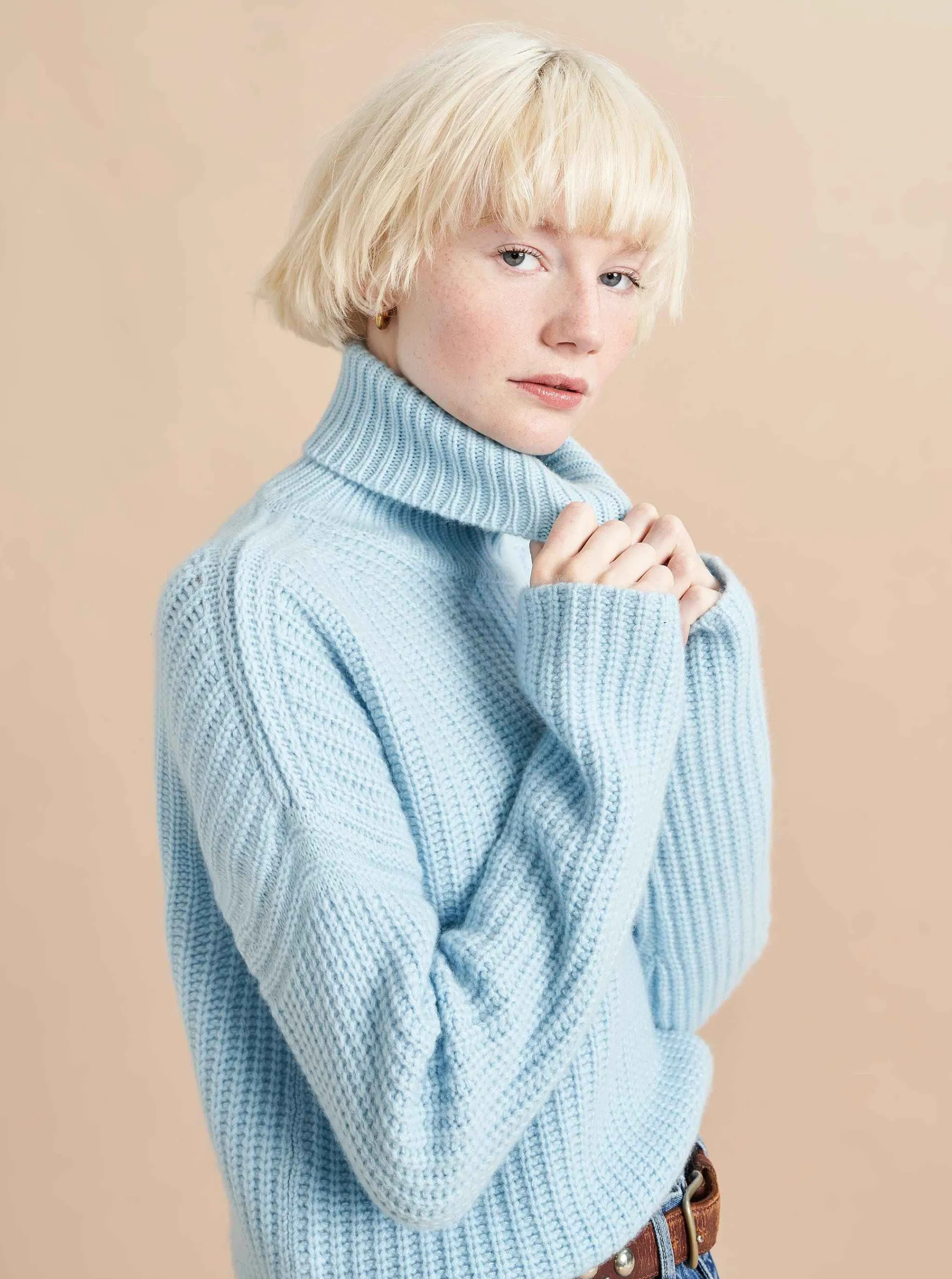La Ligne Turtlenecks*Toujours Turtleneck Periwinkle