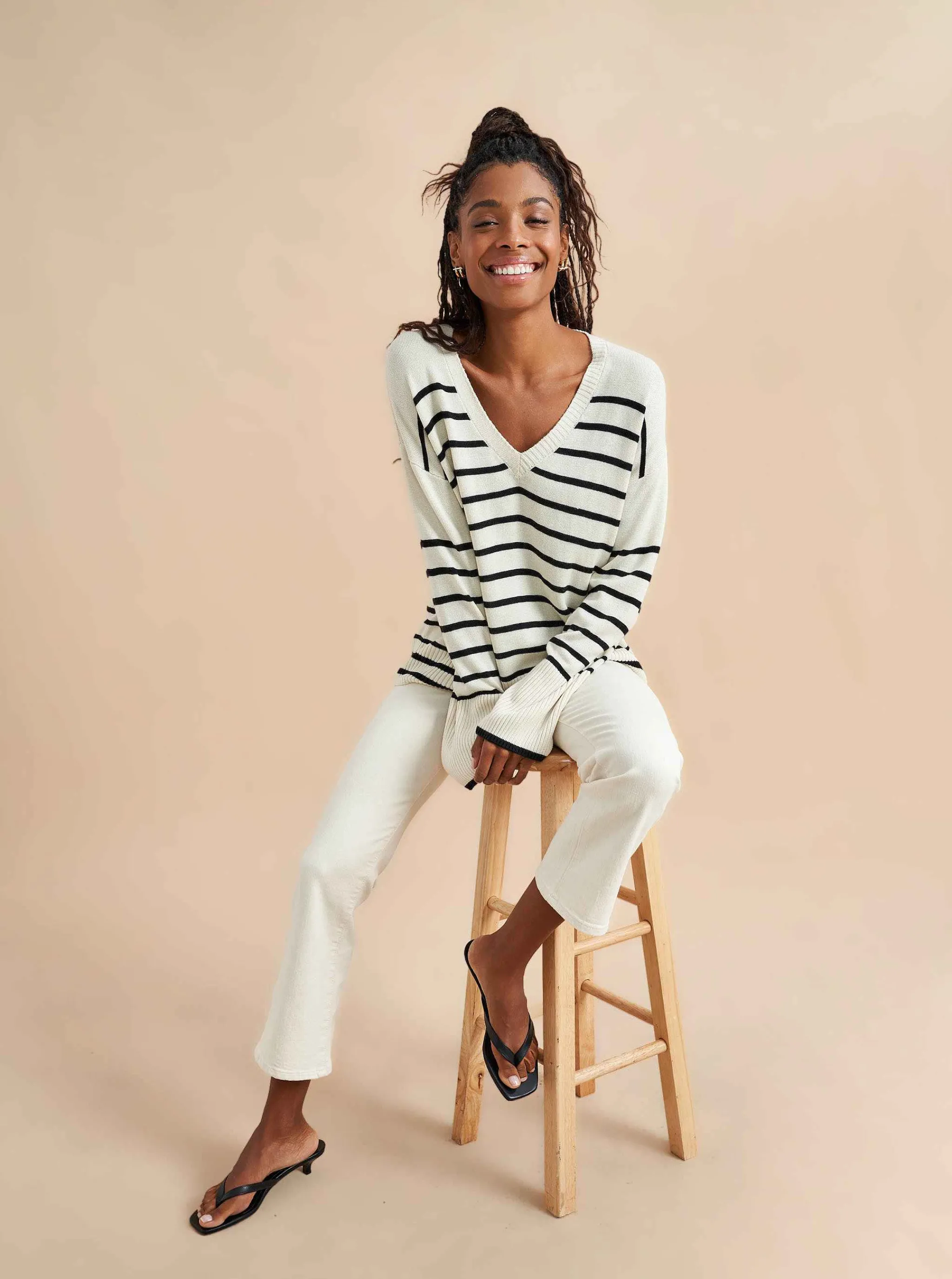 La Ligne Sweaters*Antoine V Neck Sweater