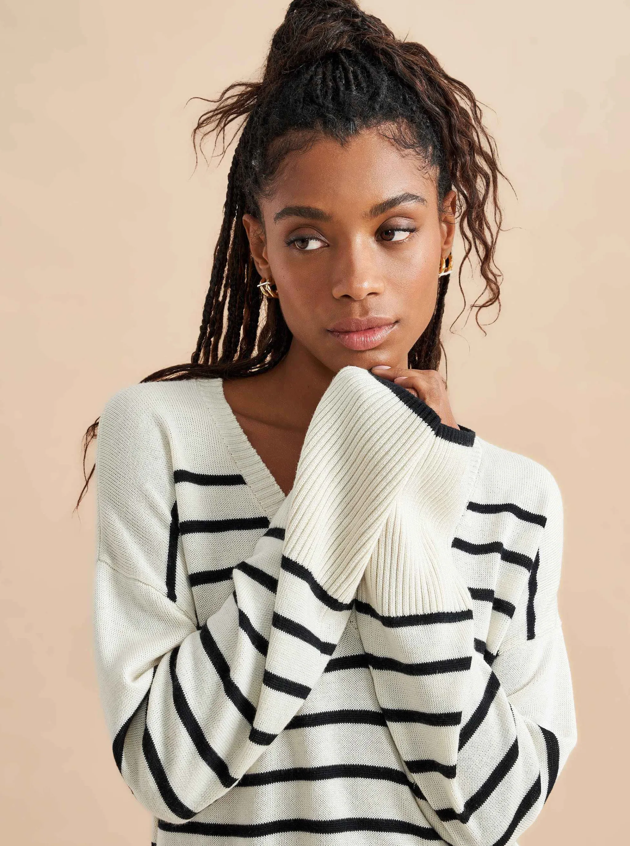 La Ligne Sweaters*Antoine V Neck Sweater