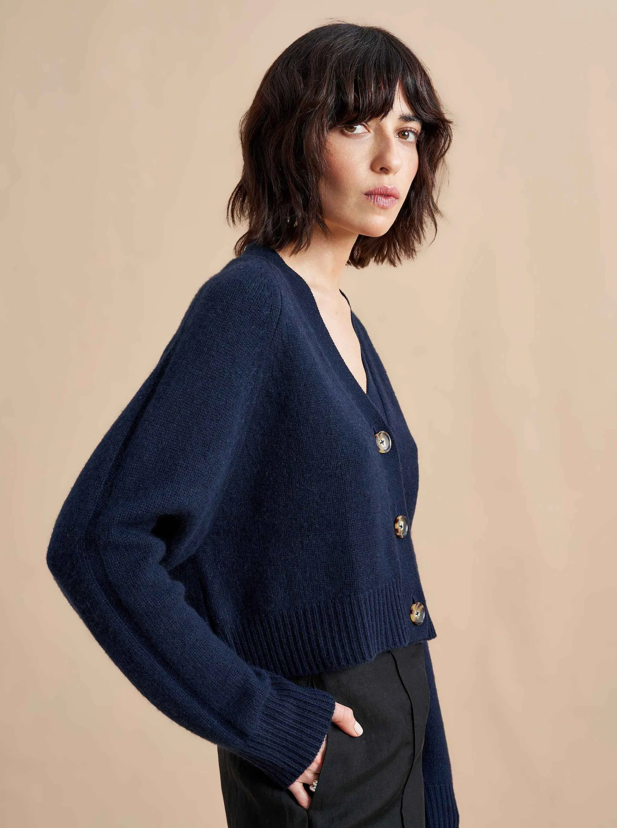 La Ligne Cardigans*Gaston Cardigan Navy