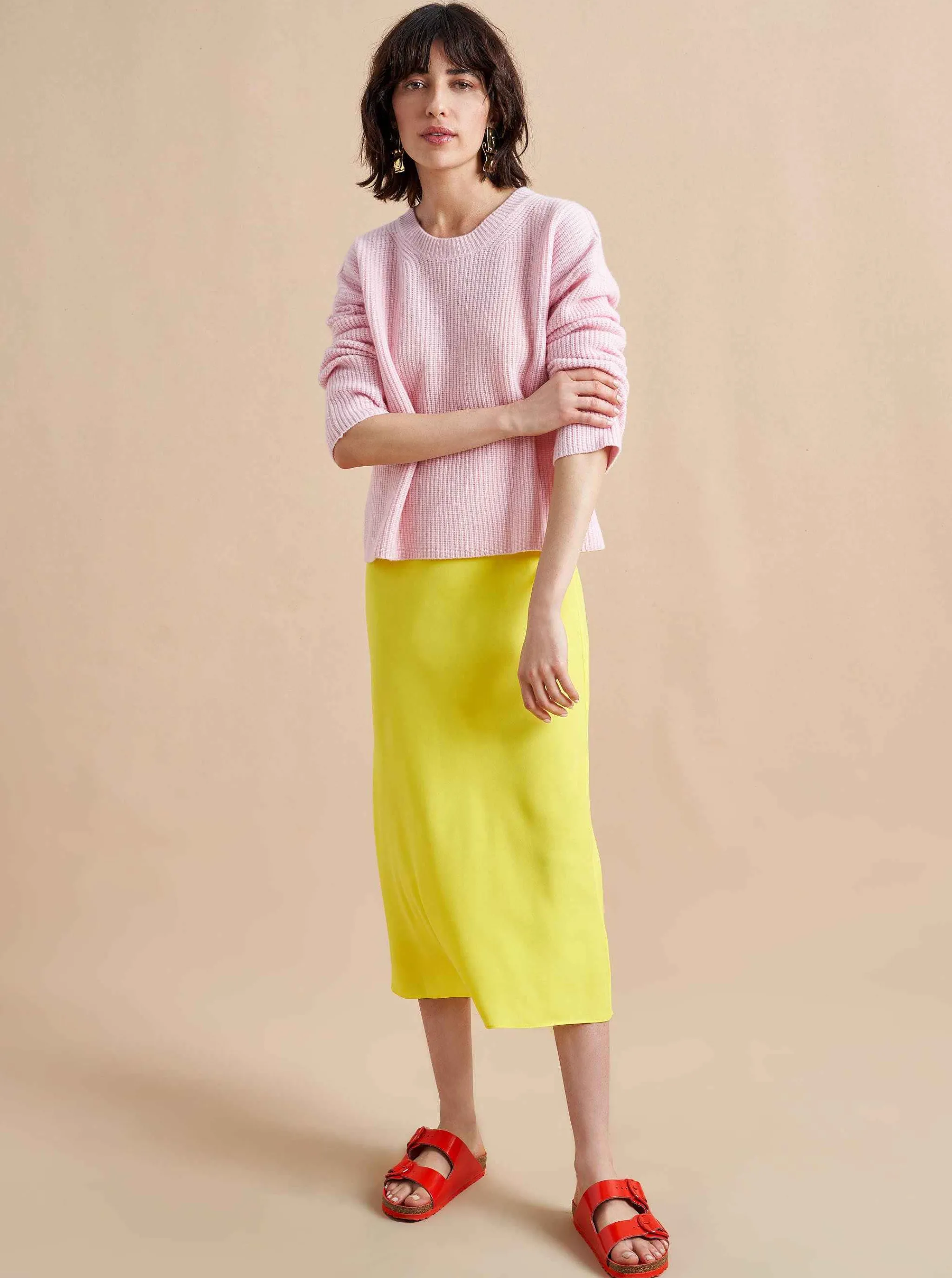 La Ligne Sweaters*Mini Toujours Sweater Pale Pink