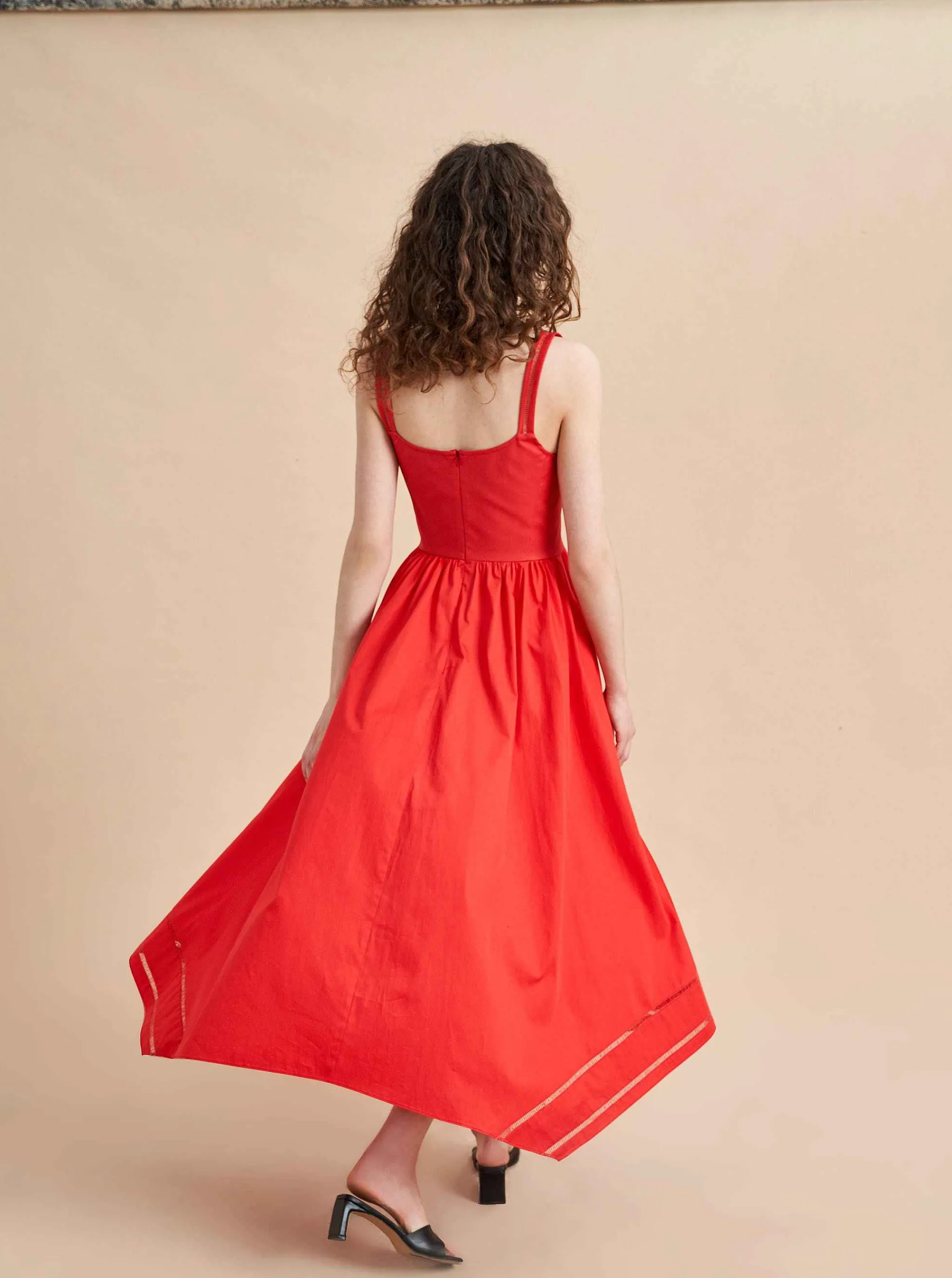 La Ligne Midi Dresses*Soraya Dress Poppy