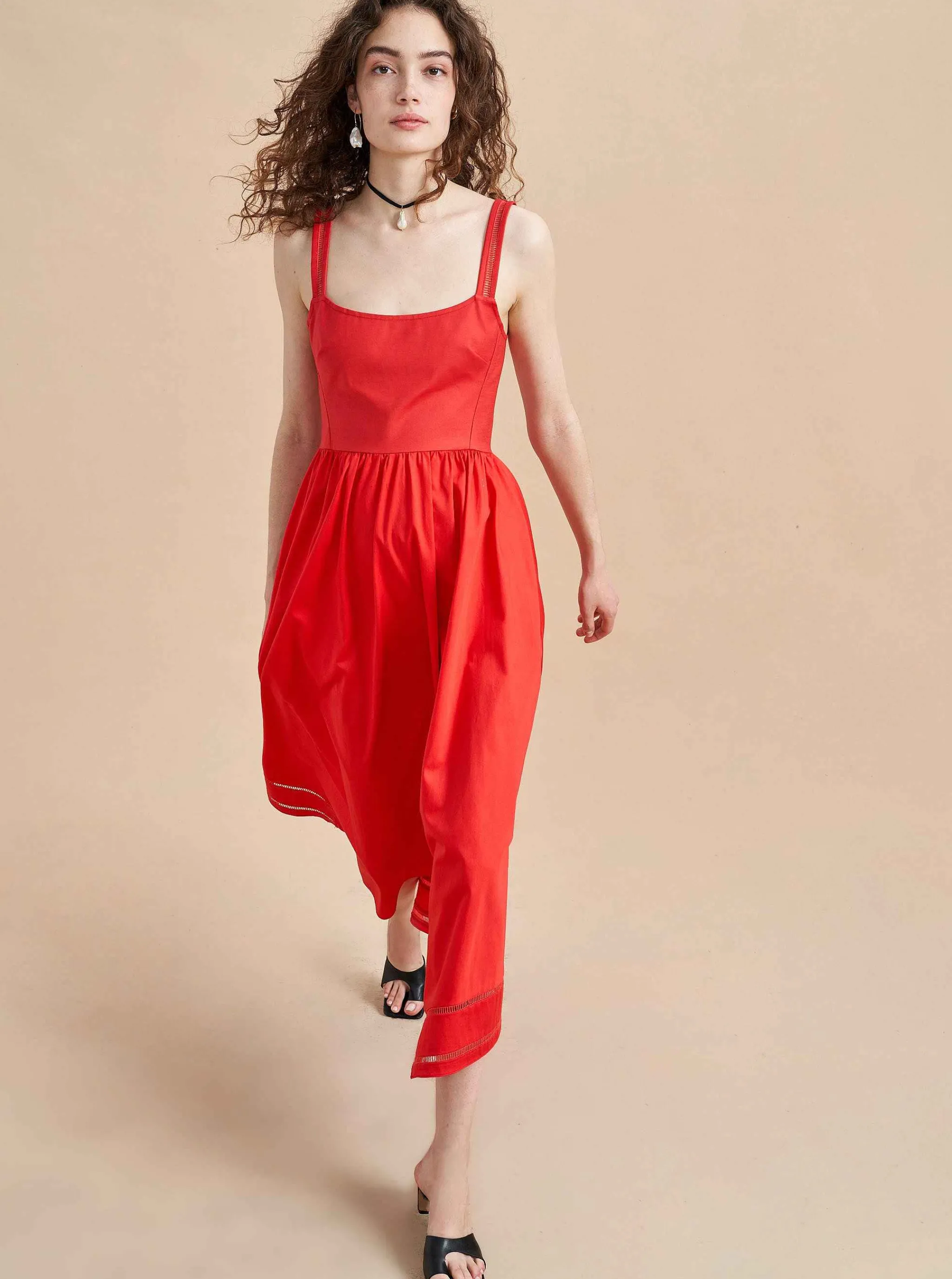 La Ligne Midi Dresses*Soraya Dress Poppy
