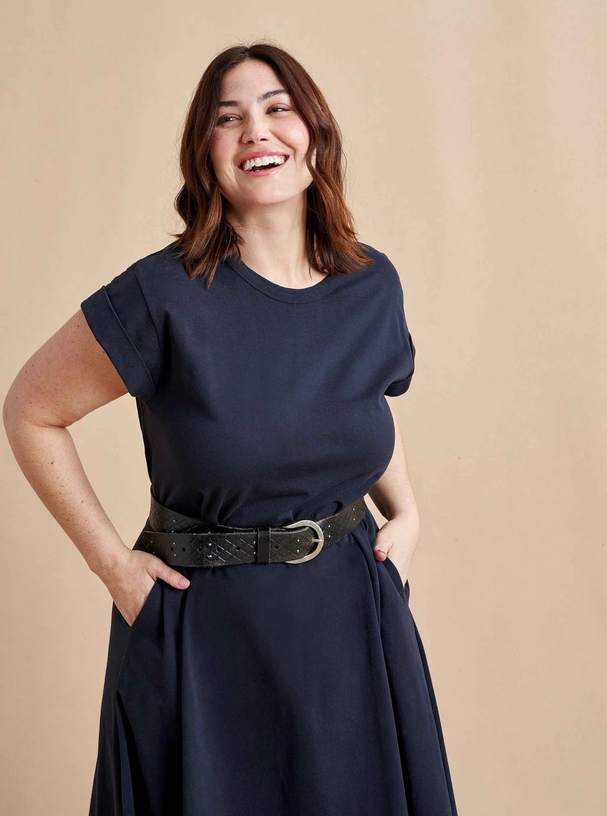 La Ligne Midi Dresses*Andie Dress Navy