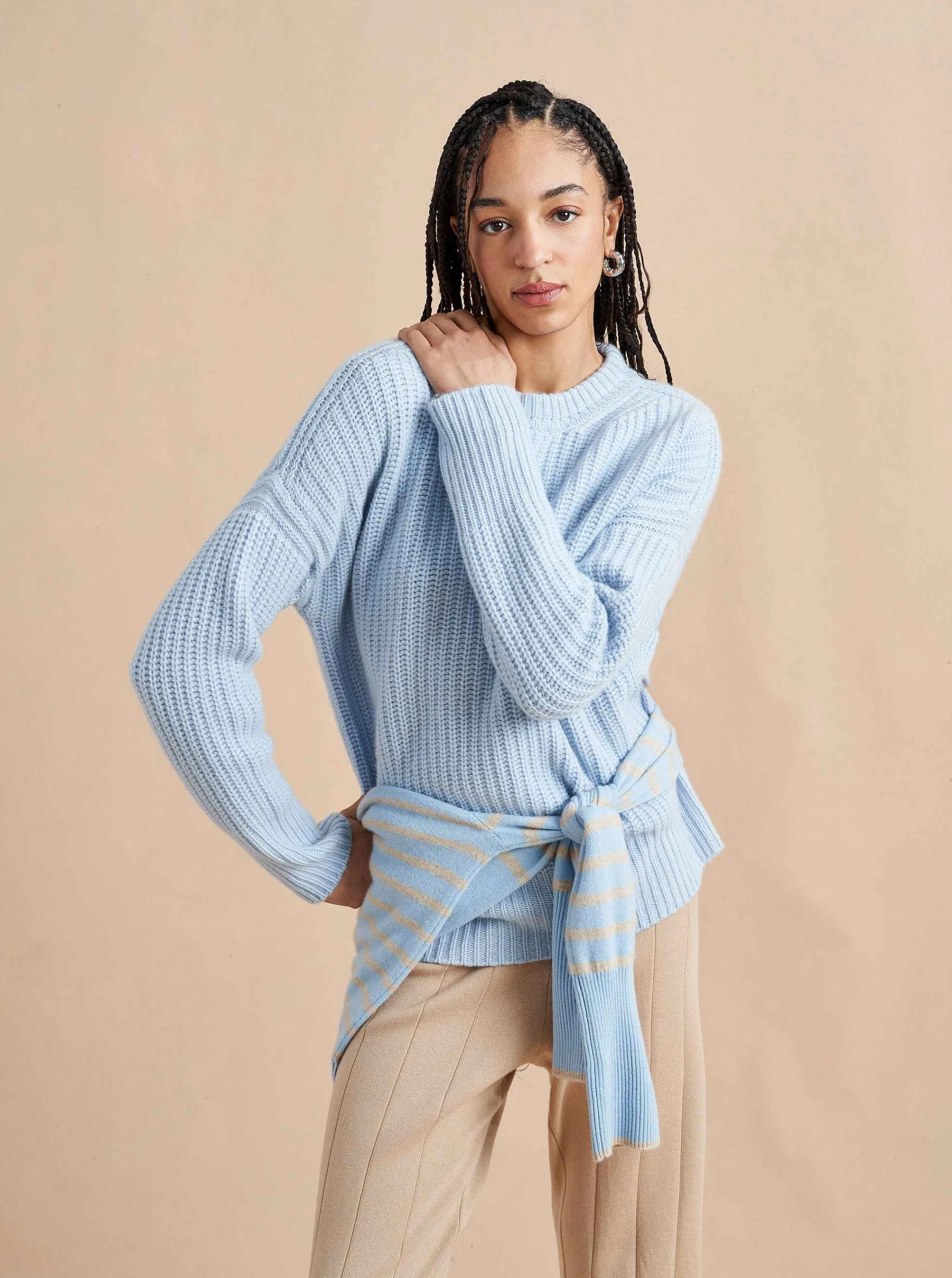 La Ligne Sweaters*Toujours Sweater Pale Blue