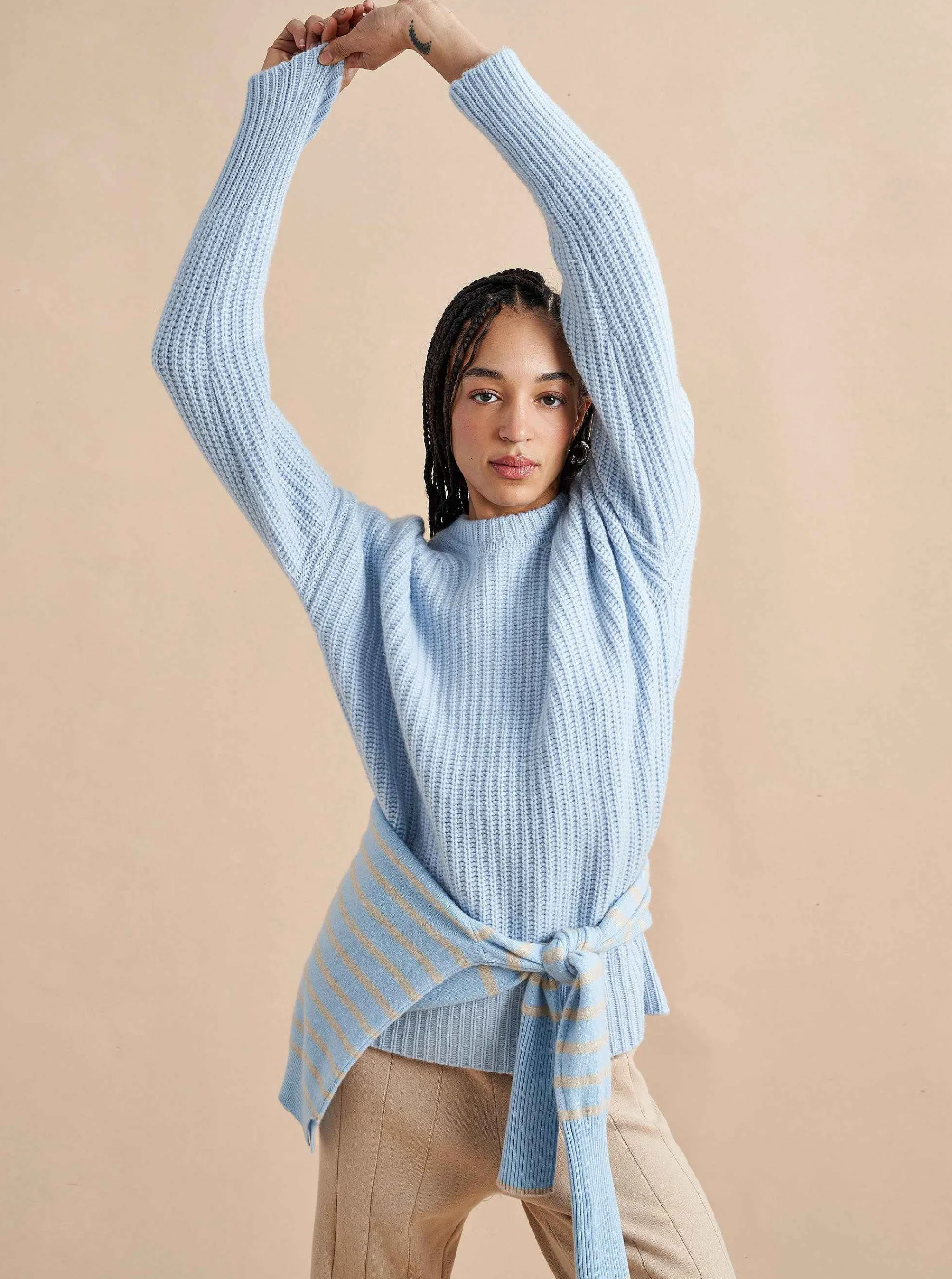 La Ligne Sweaters*Toujours Sweater Pale Blue