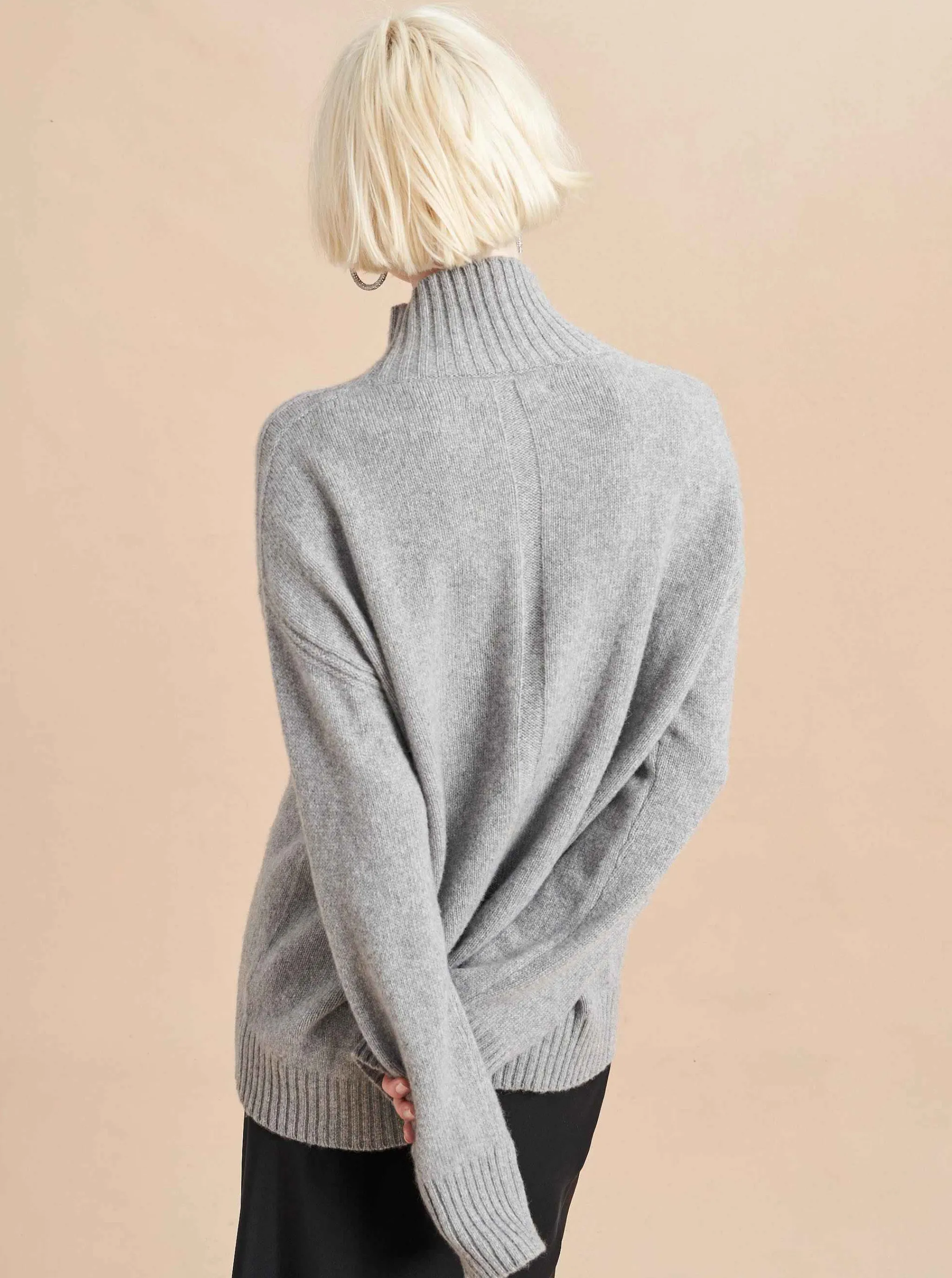La Ligne Turtlenecks*Val Turtleneck Grey