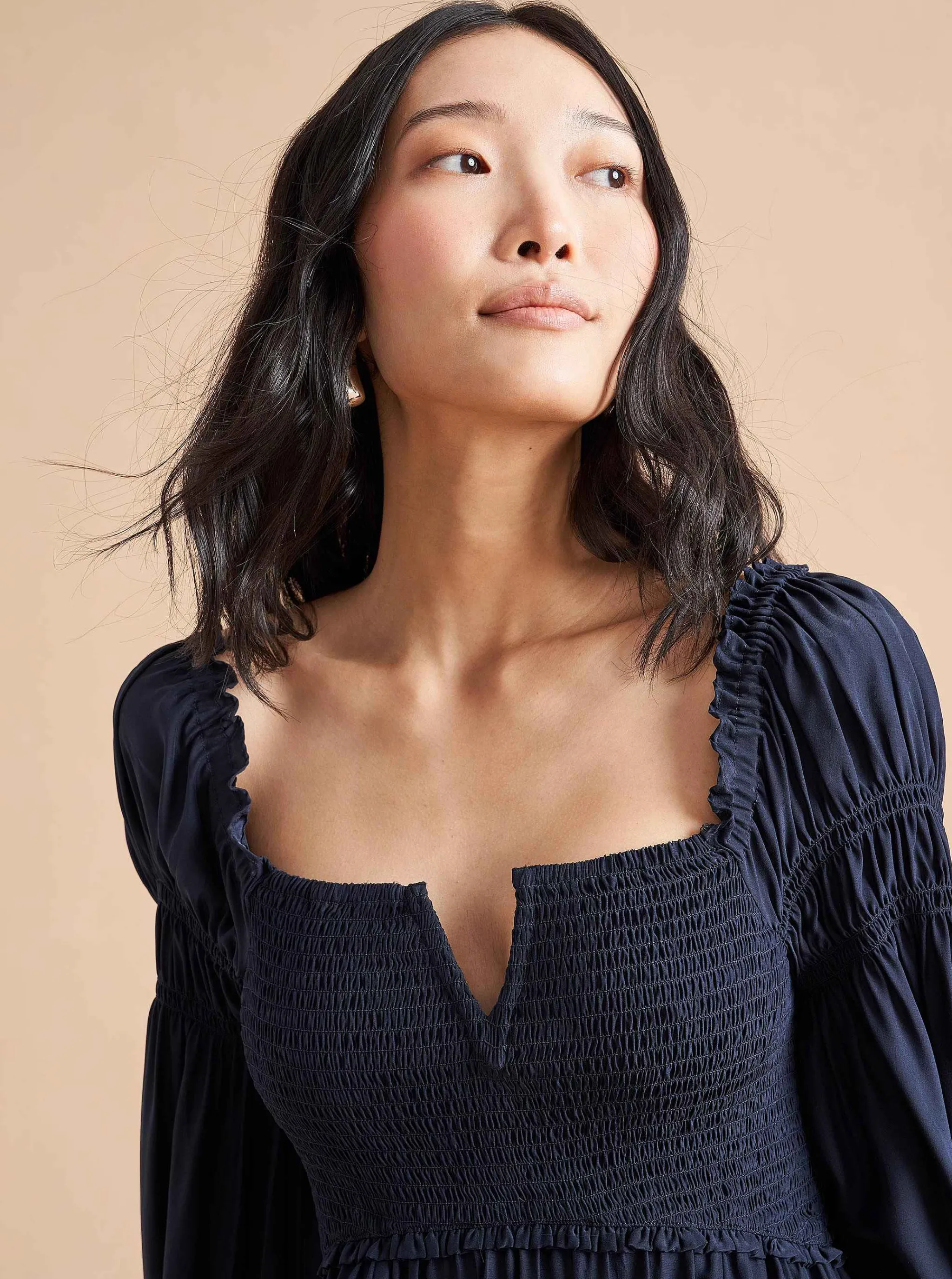 La Ligne Midi Dresses*Bettina Dress Navy