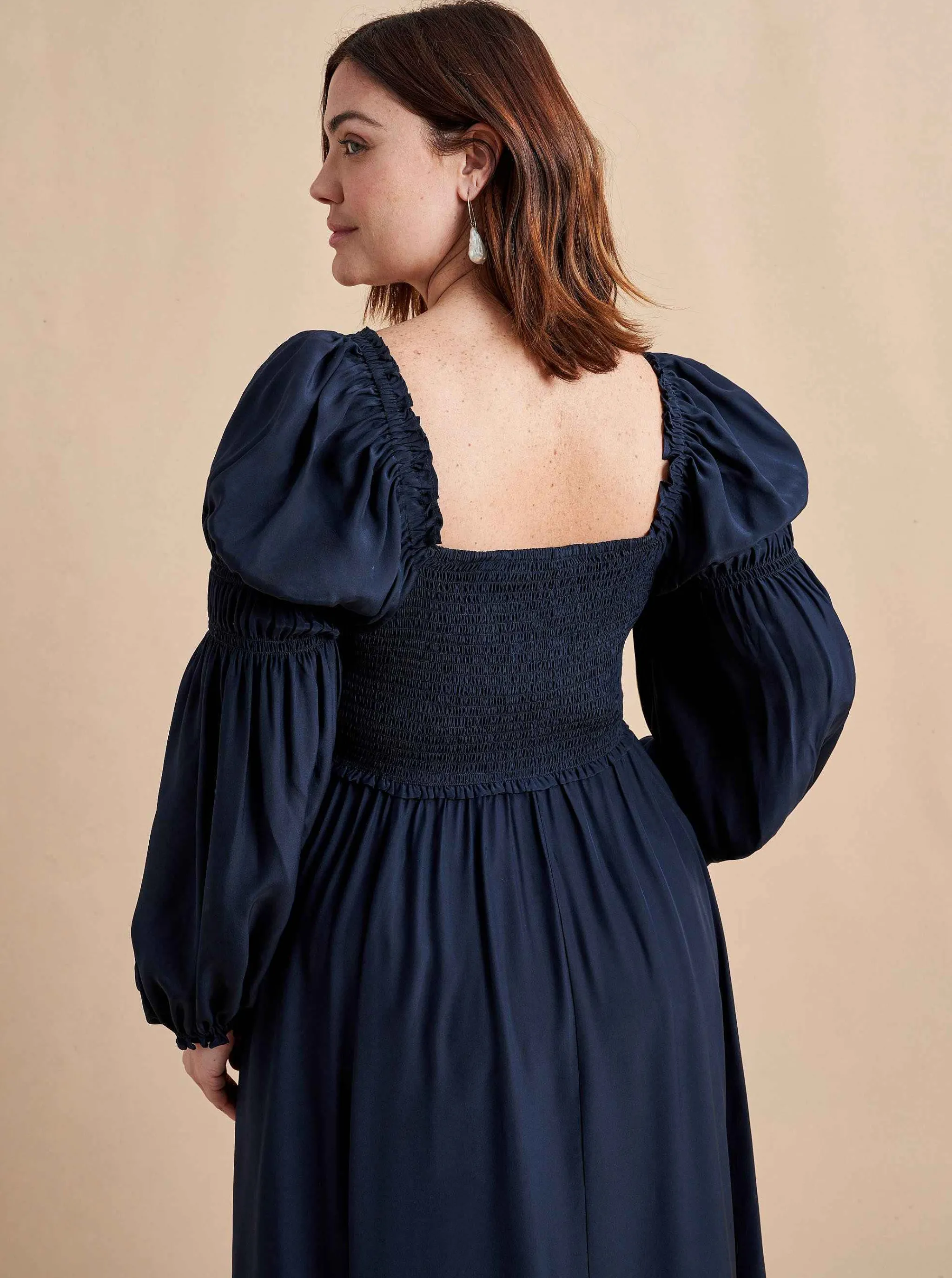 La Ligne Midi Dresses*Bettina Dress Navy