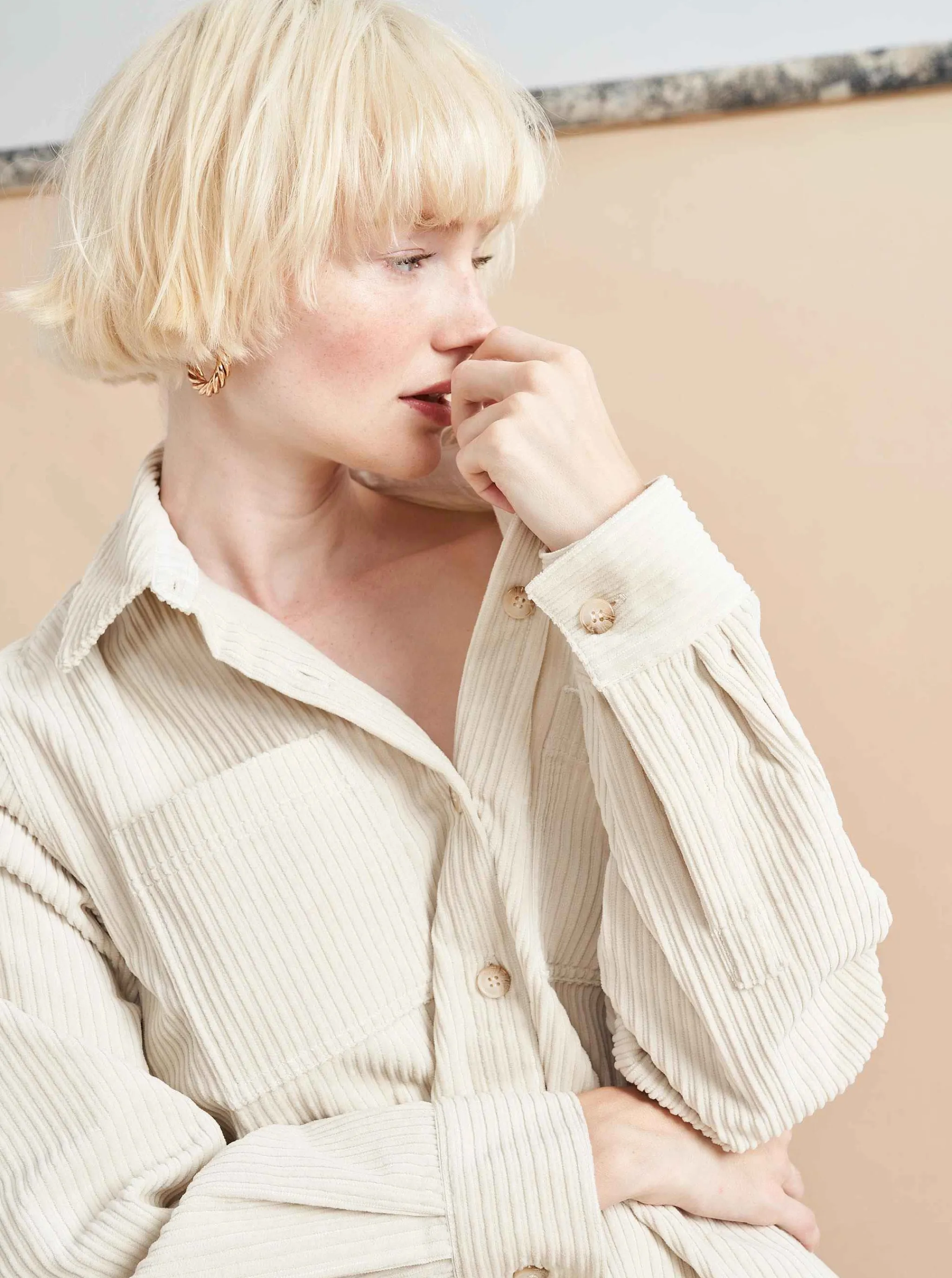 La Ligne Outerwear*Reece Jacket Ivory