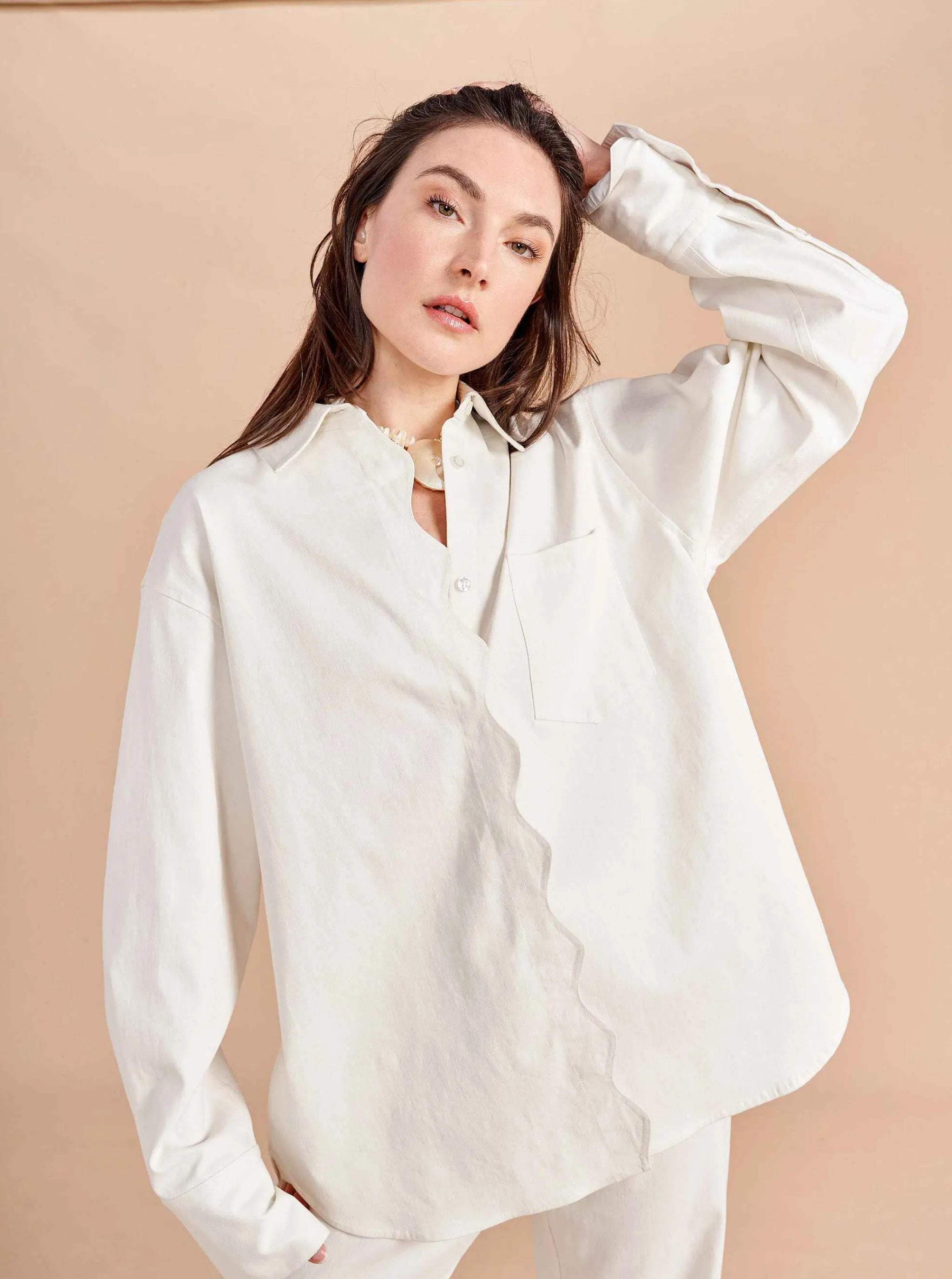 La Ligne Shirts*Scallop Val Shirt