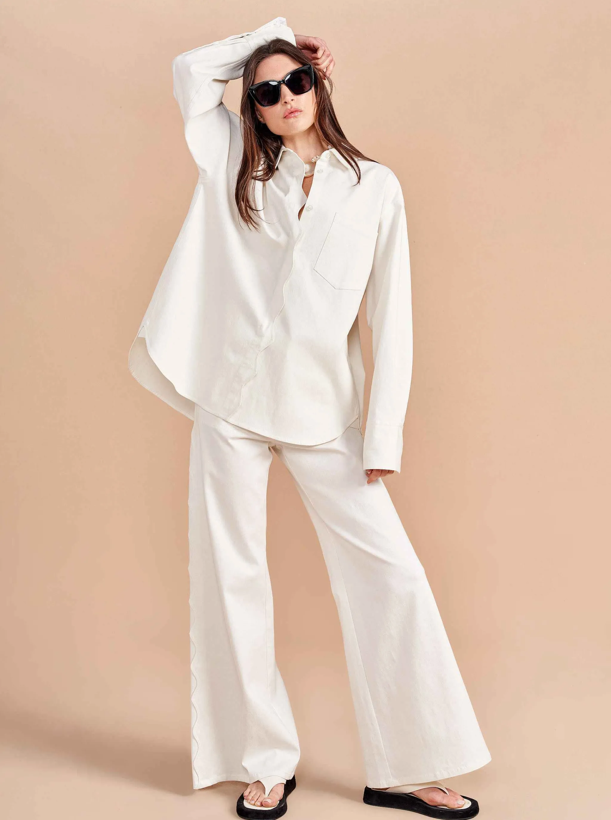 La Ligne Shirts*Scallop Val Shirt