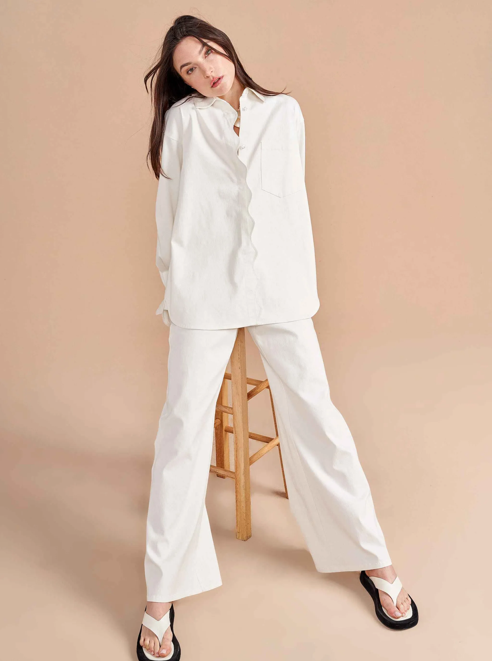 La Ligne Shirts*Scallop Val Shirt