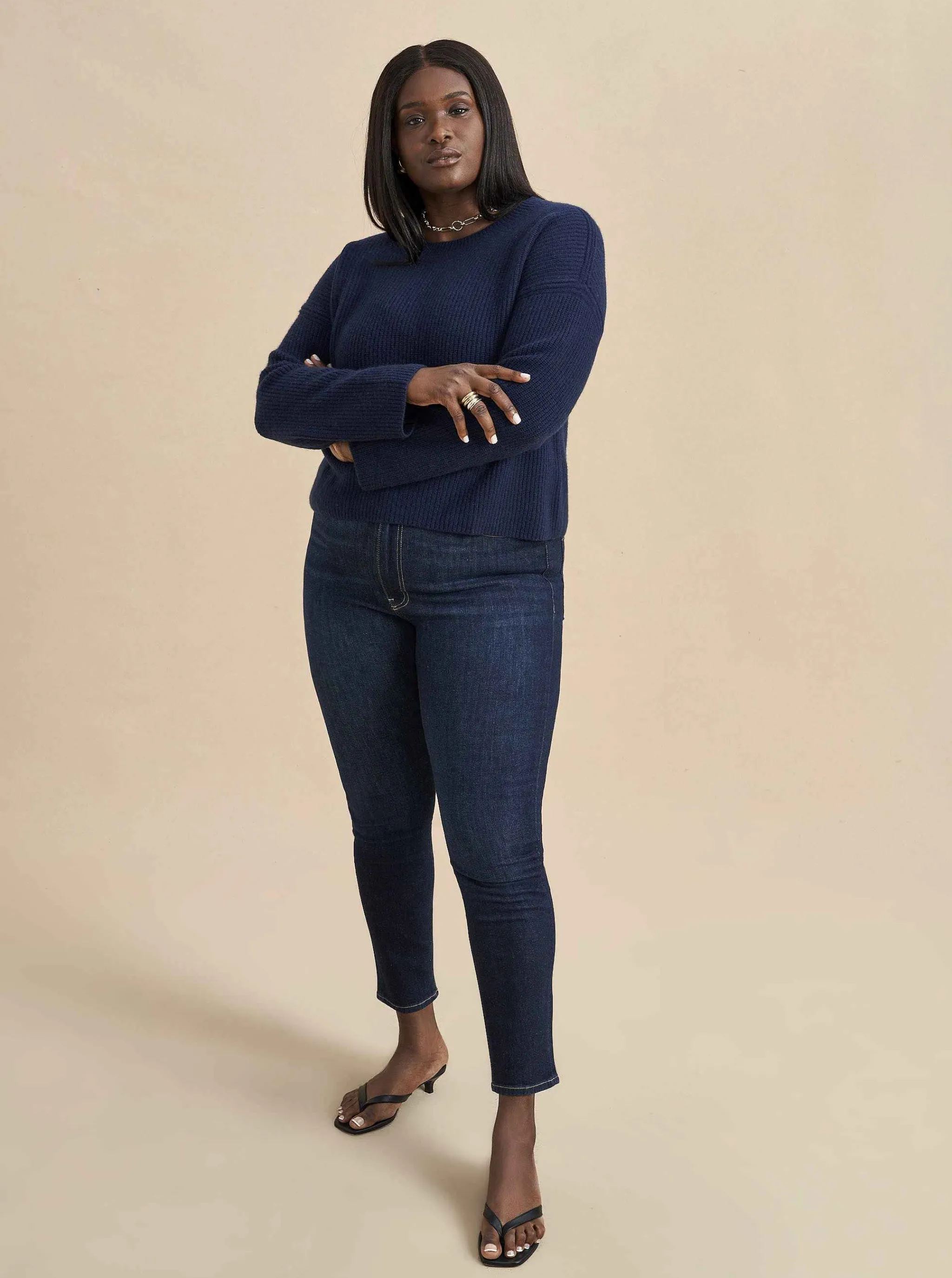 La Ligne Sweaters*Mini Toujours Sweater Navy