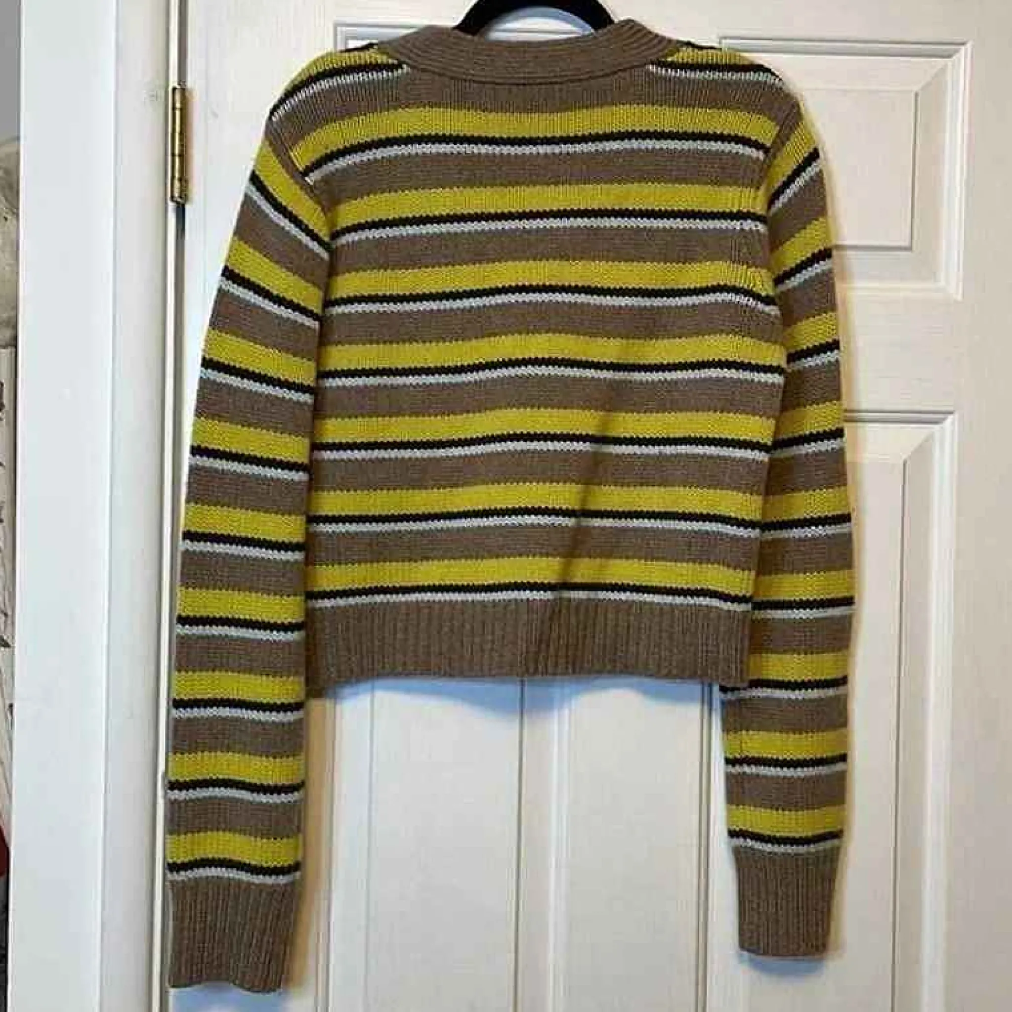 La Ligne Cardigans*Mini Marin Cardigan Lime/Brown