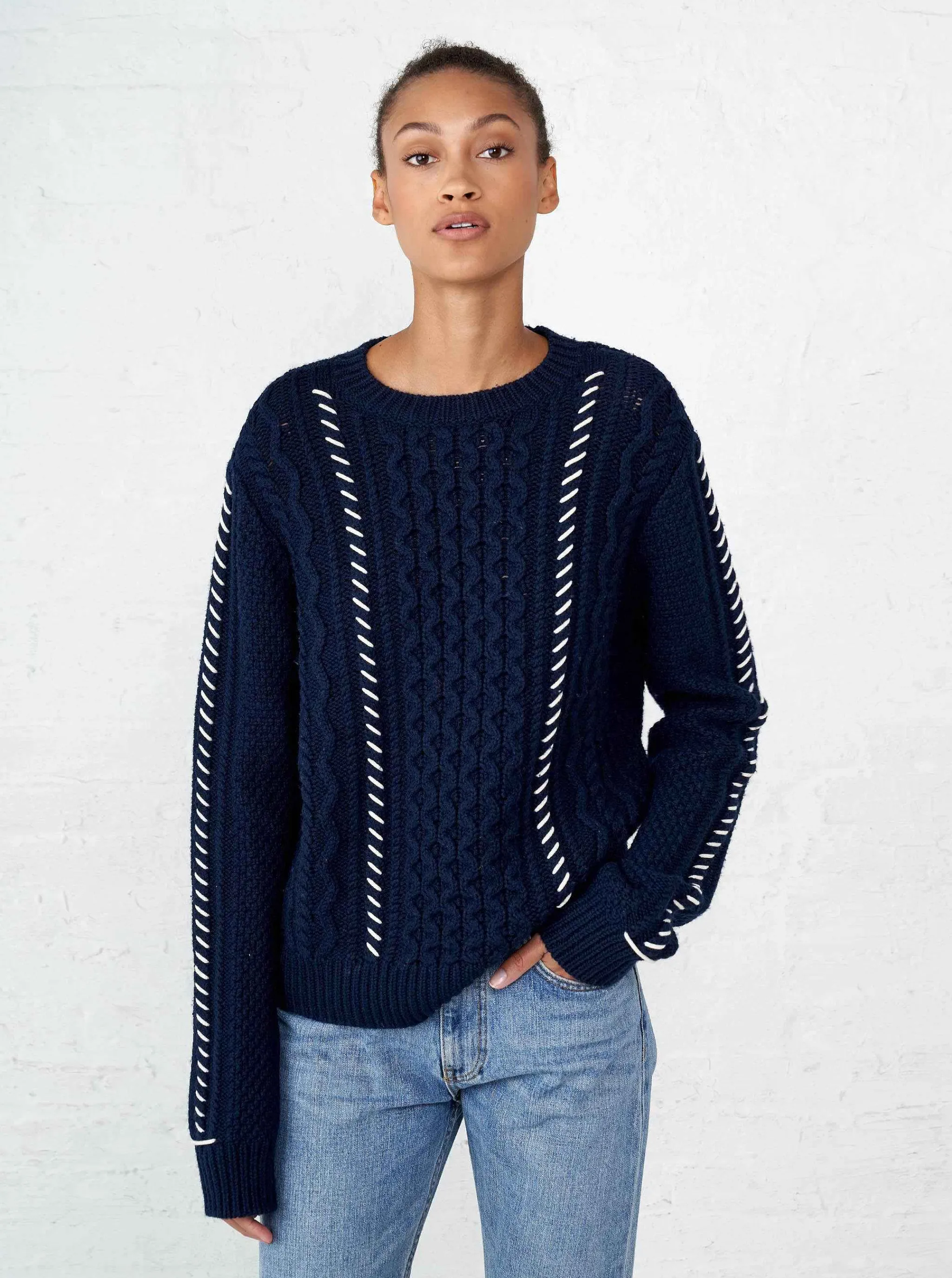 La Ligne Sweaters*Fisherman Sweater