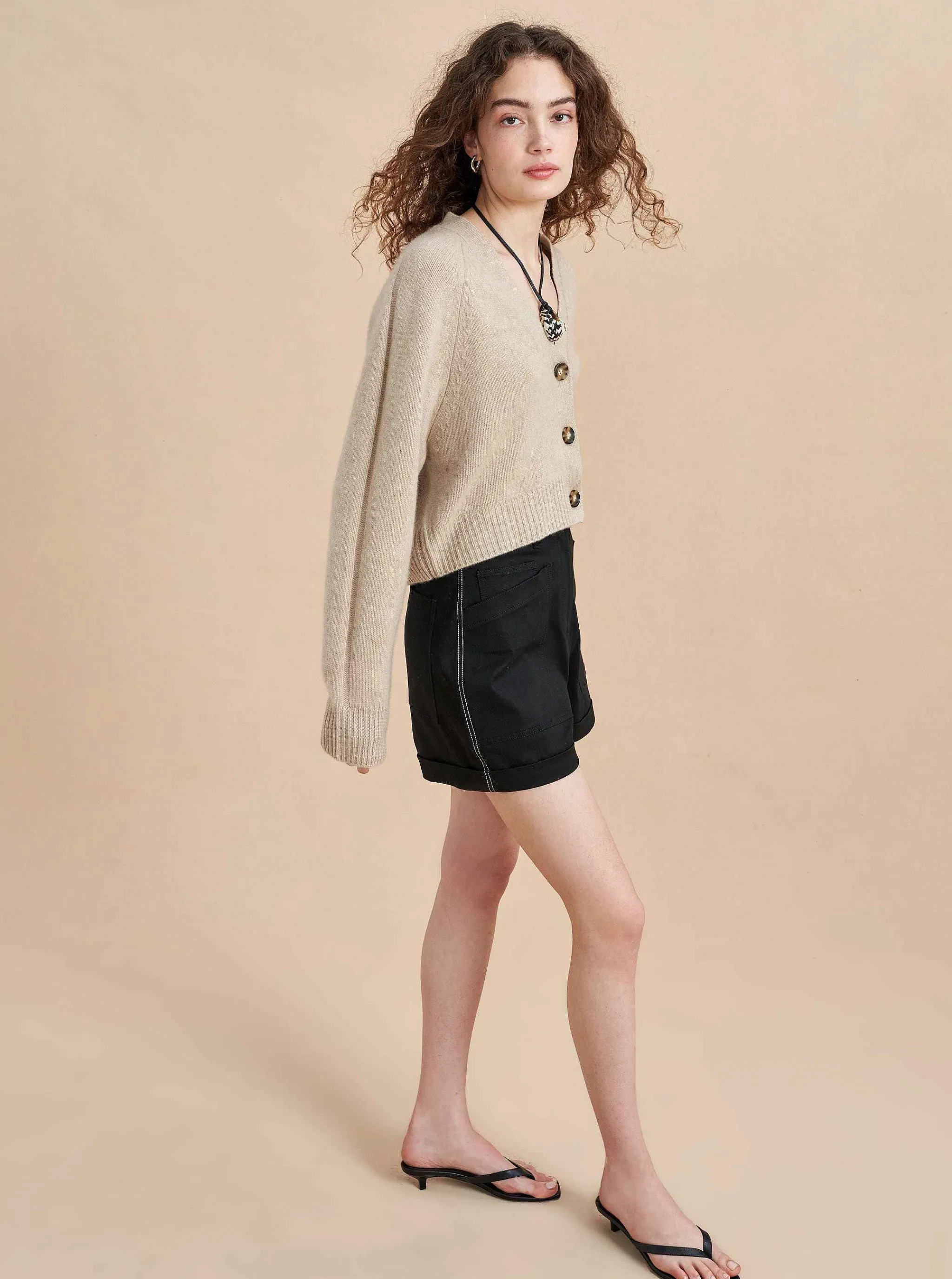 La Ligne Shorts*Canvas Short Black