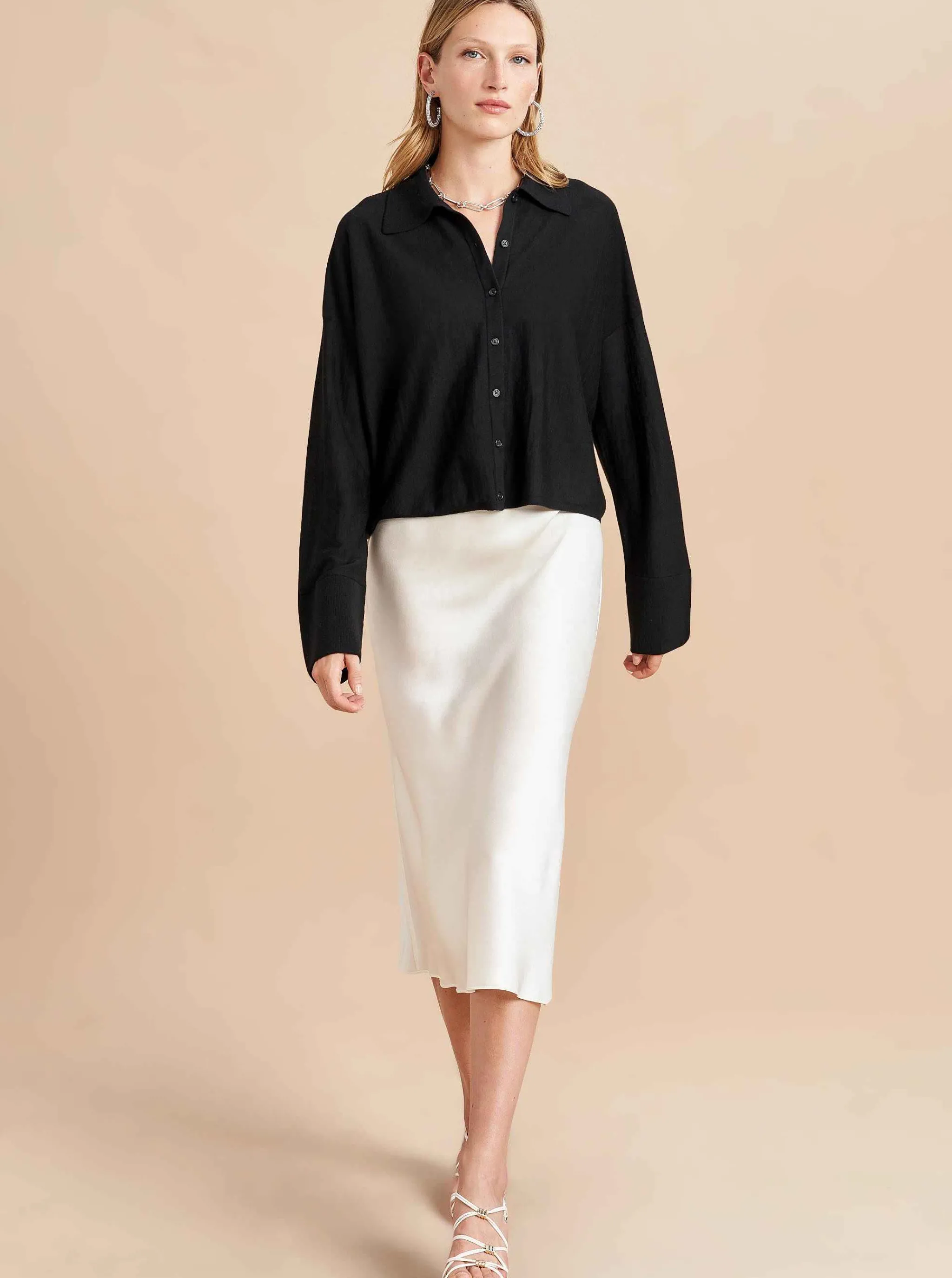 La Ligne Shirts*Solid Meredith Shirt