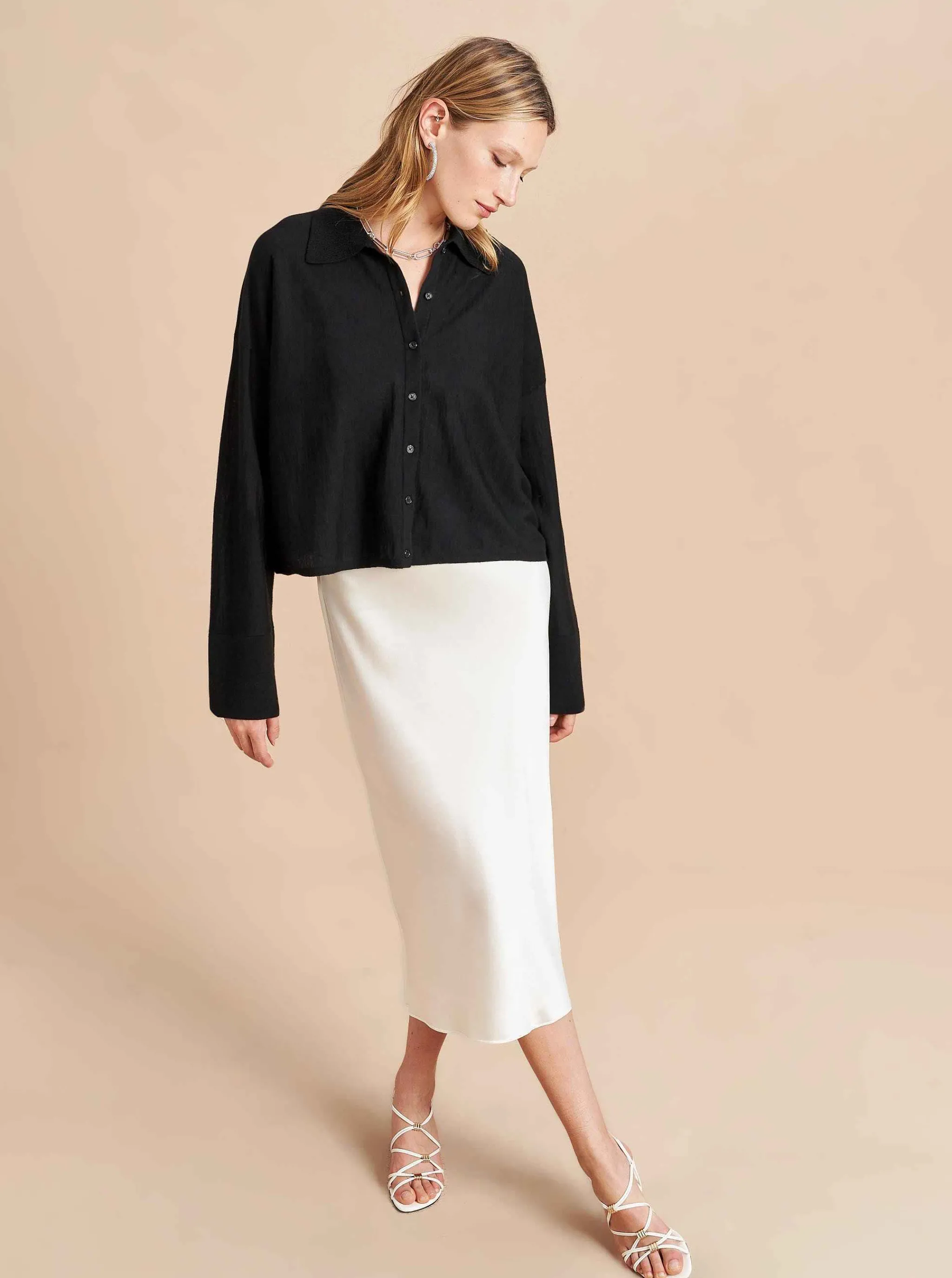 La Ligne Shirts*Solid Meredith Shirt