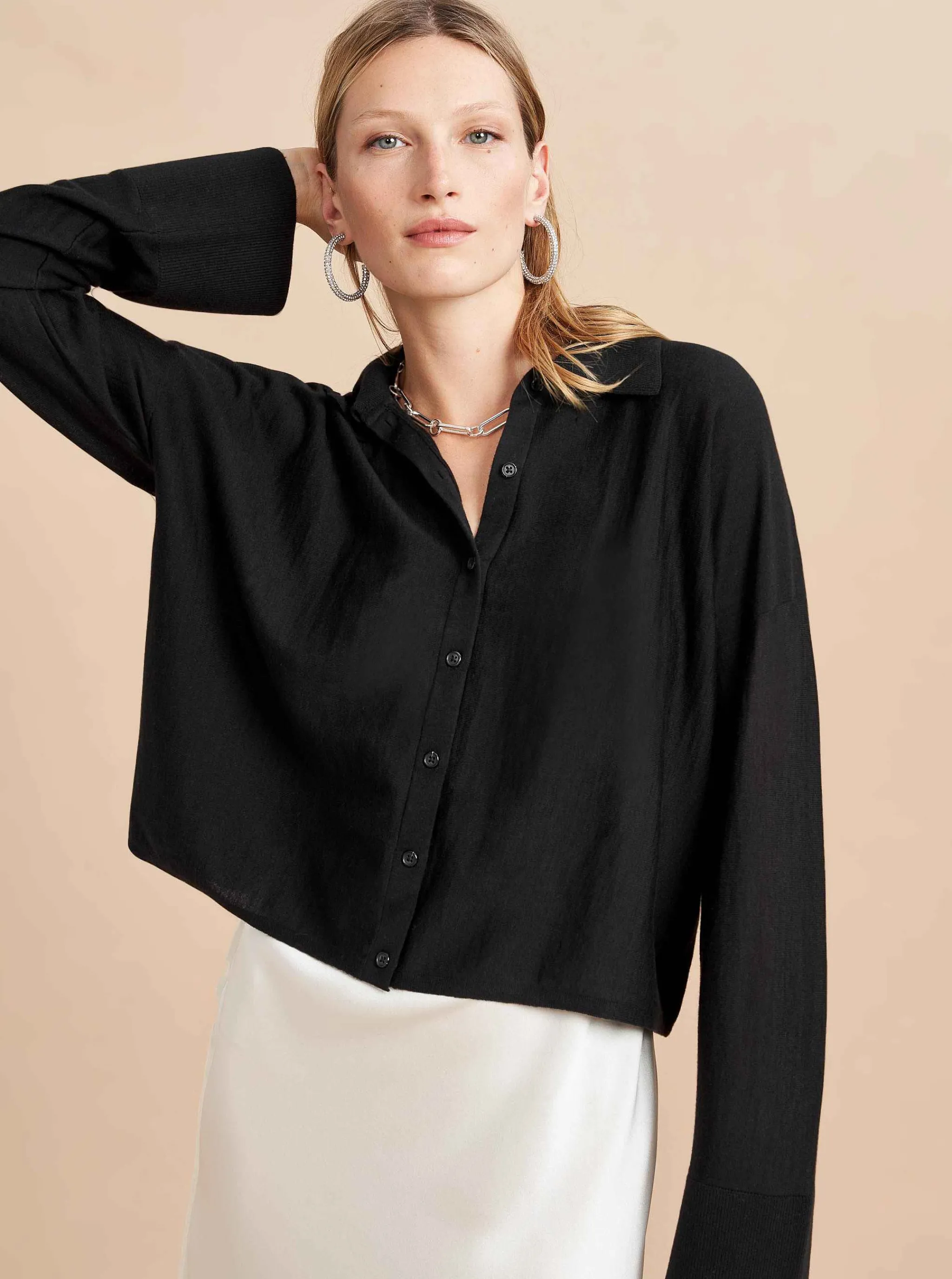 La Ligne Shirts*Solid Meredith Shirt