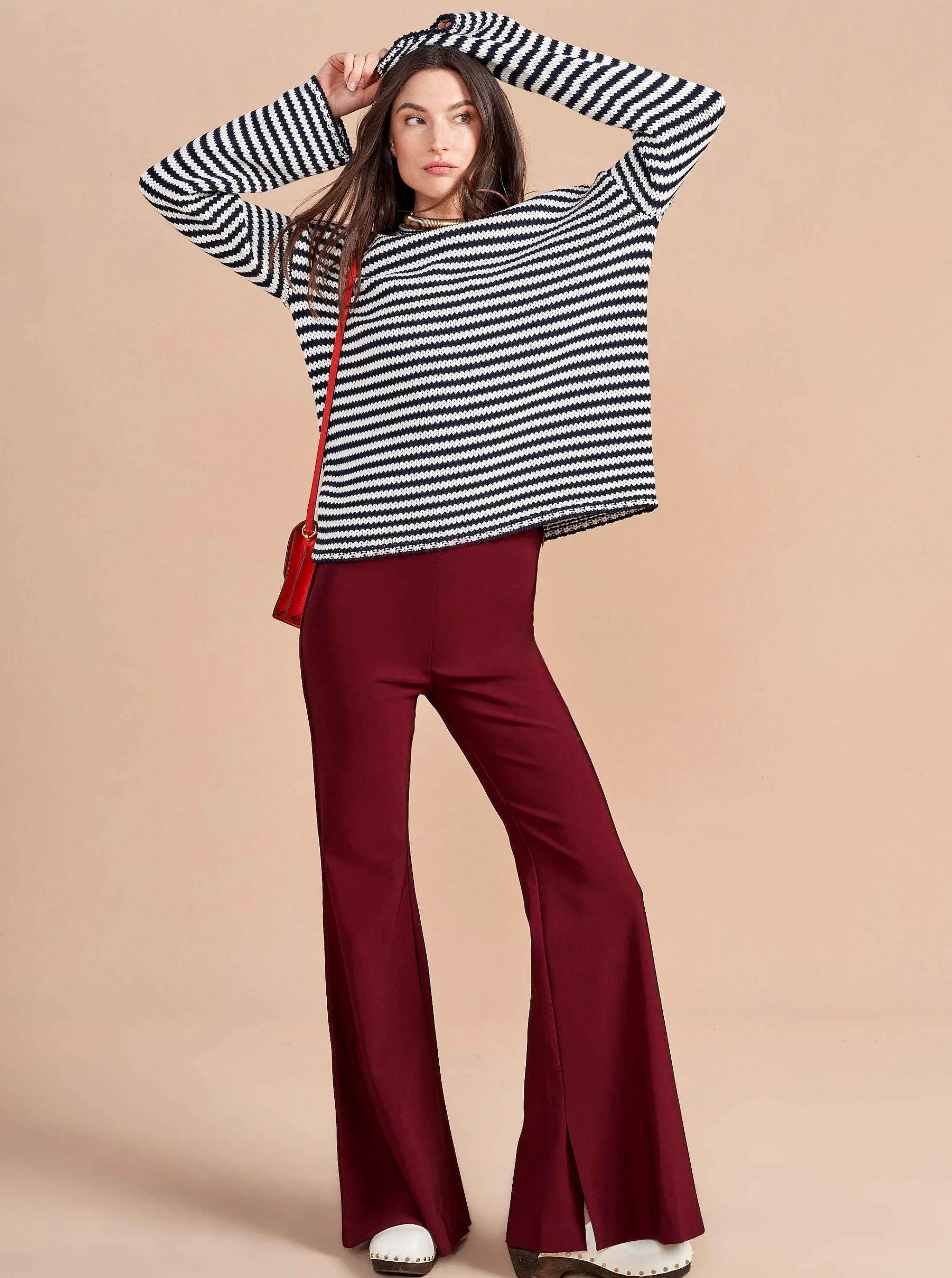 La Ligne Sweaters*Marina Fine Stripe Sweater