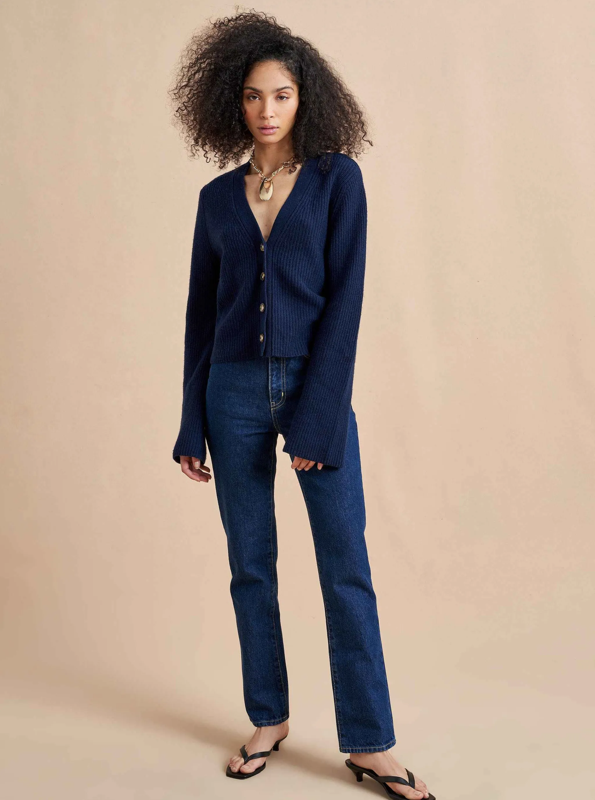 La Ligne Cardigans*Mini Toujours Cardigan Navy