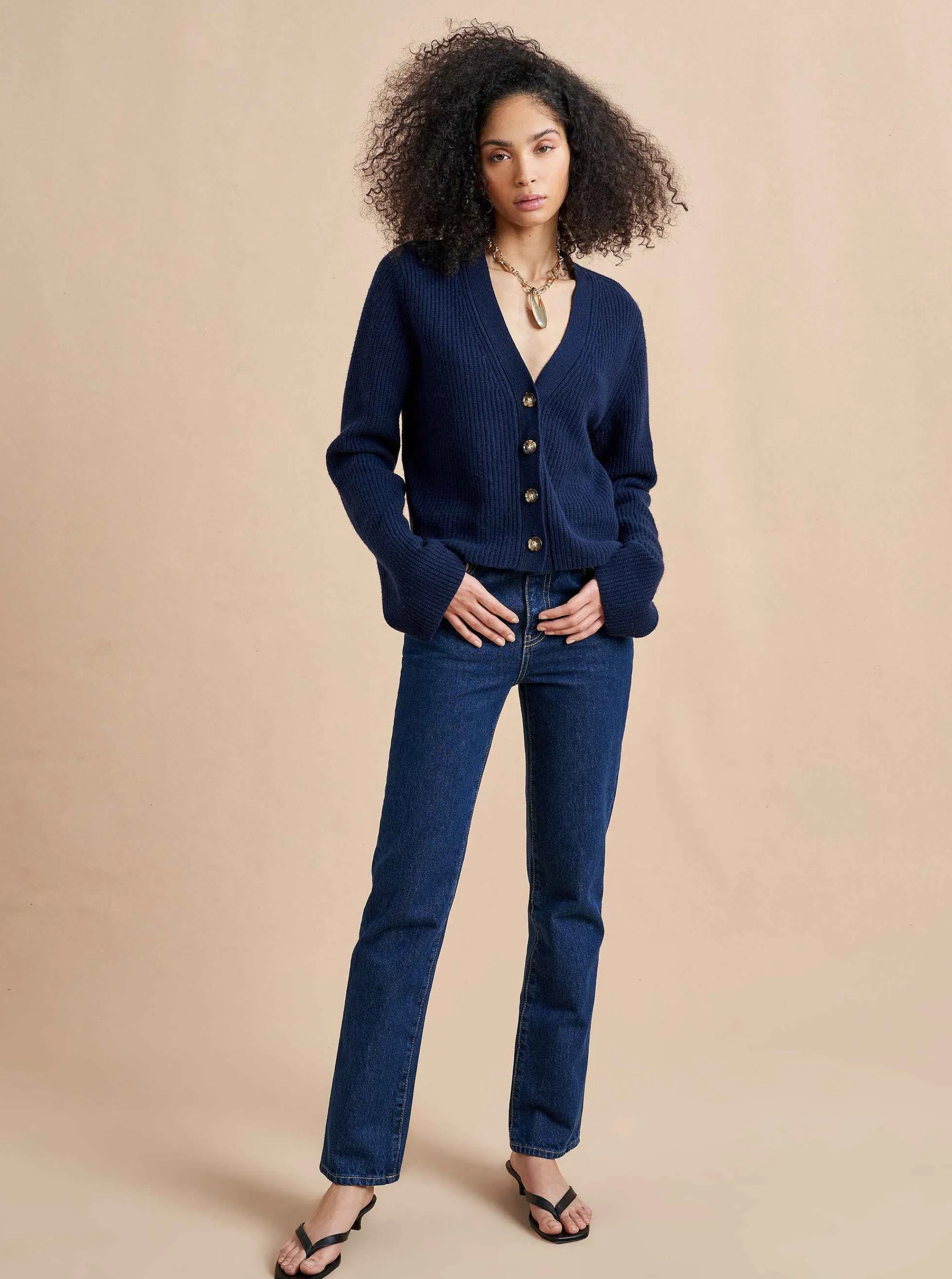 La Ligne Cardigans*Mini Toujours Cardigan Navy