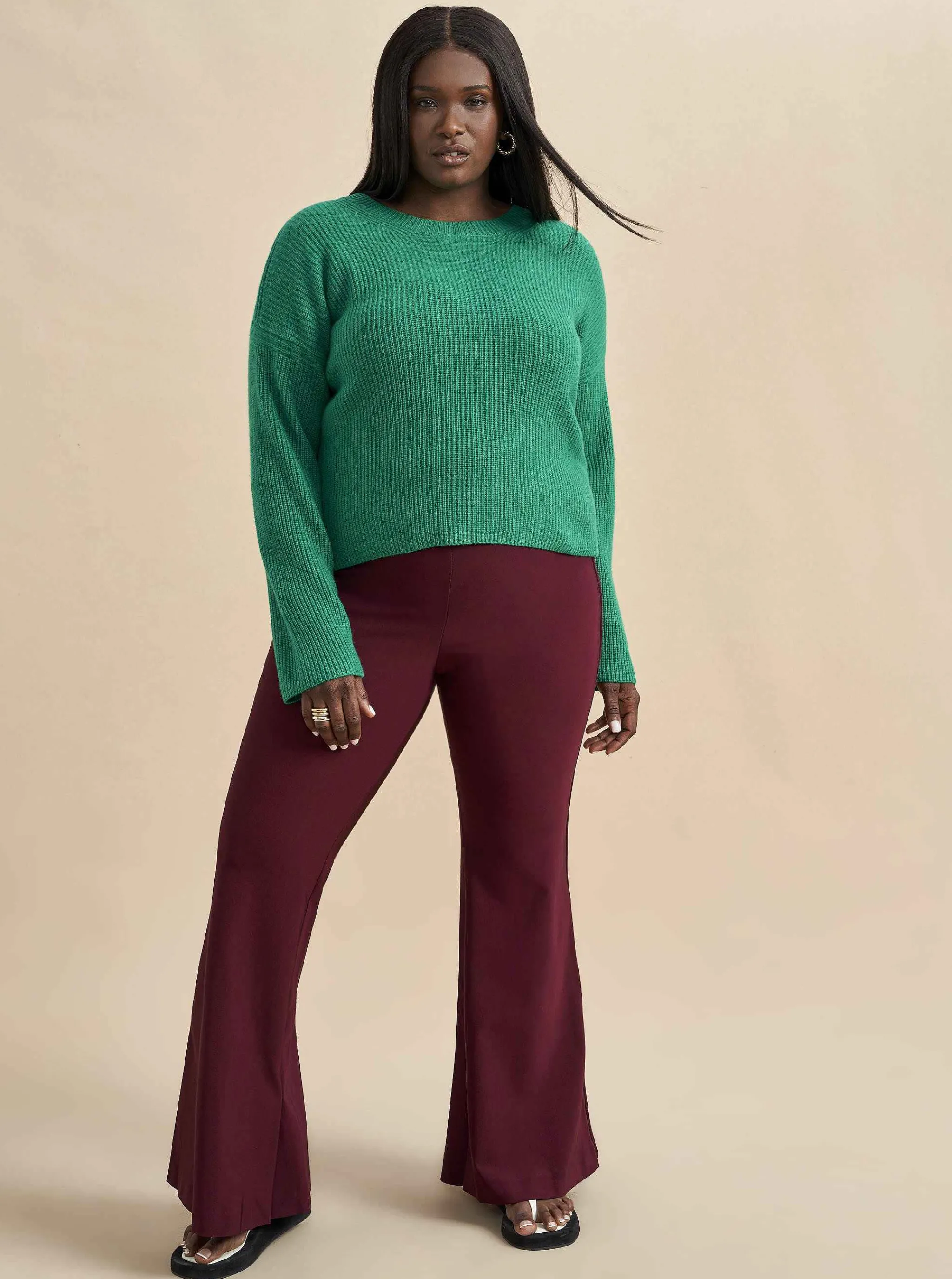 La Ligne Sweaters*Mini Toujours Sweater Kelly Green