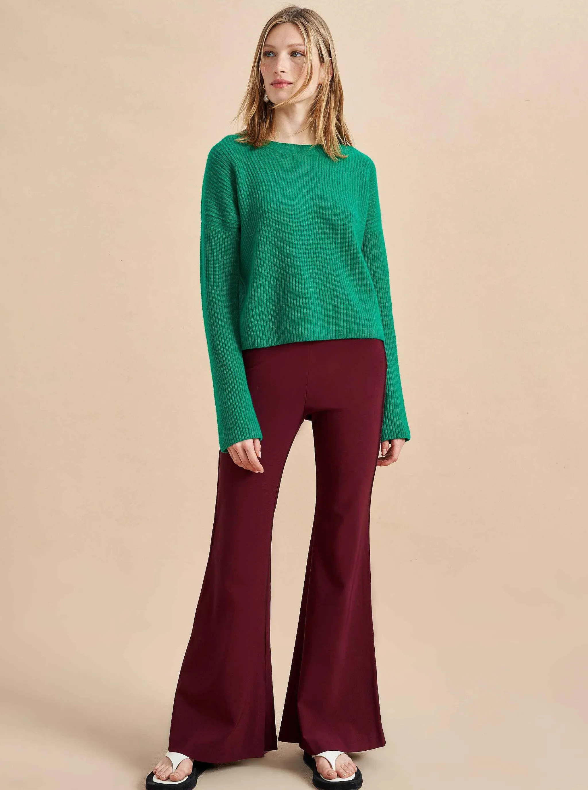 La Ligne Sweaters*Mini Toujours Sweater Kelly Green