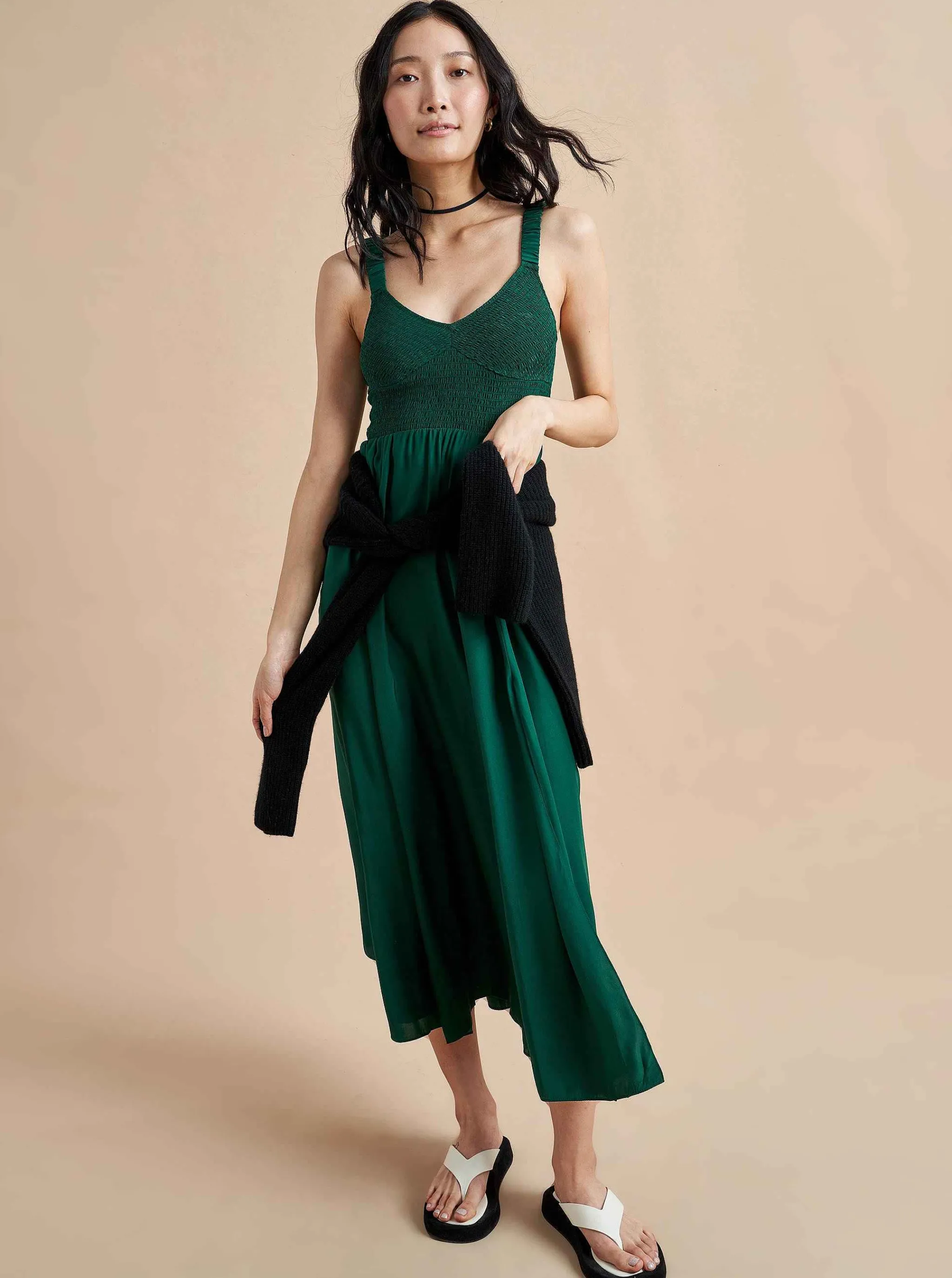 La Ligne Midi Dresses*Sarah Dress Green