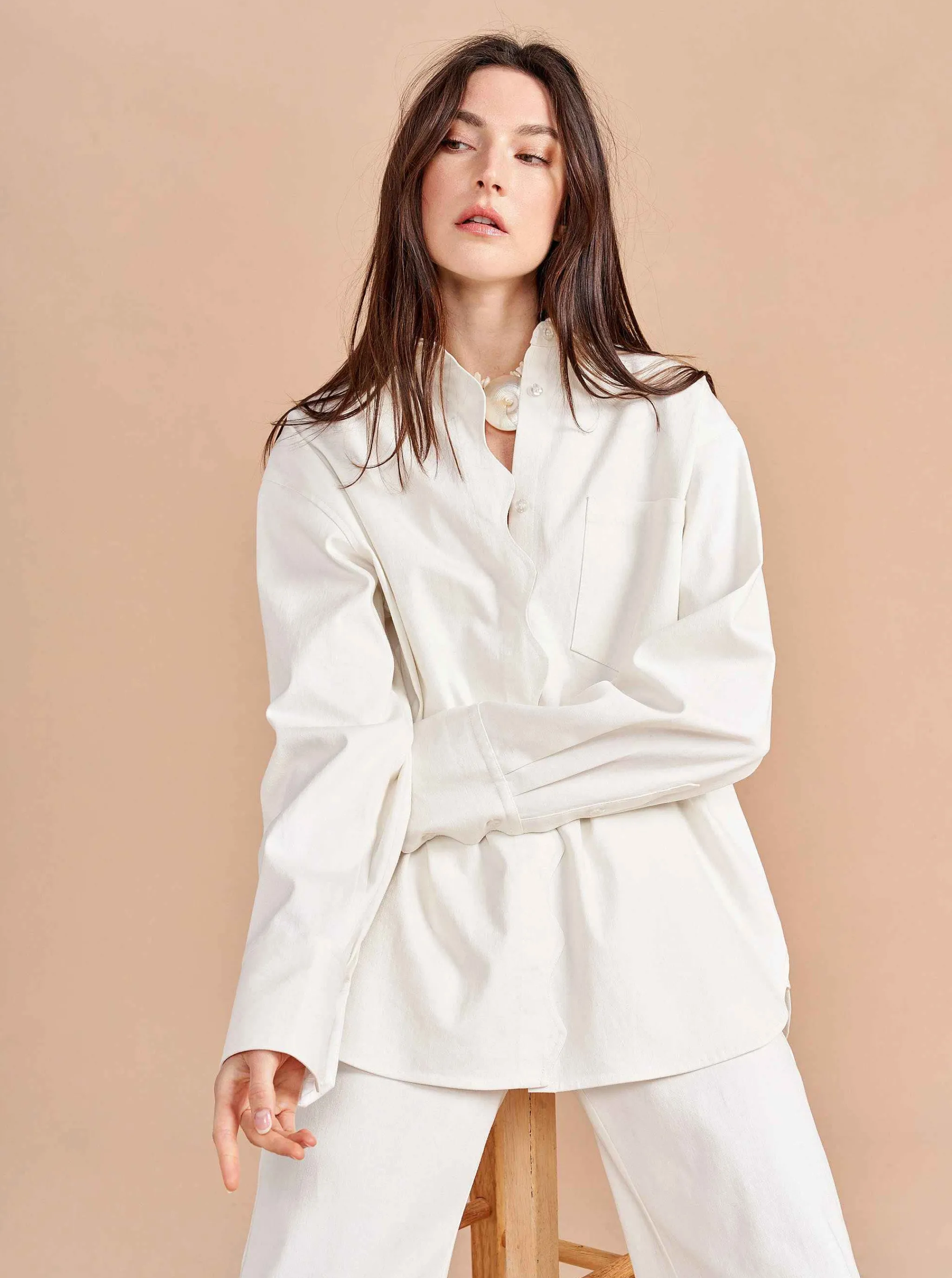 La Ligne Tops*Scallop Val Shirt