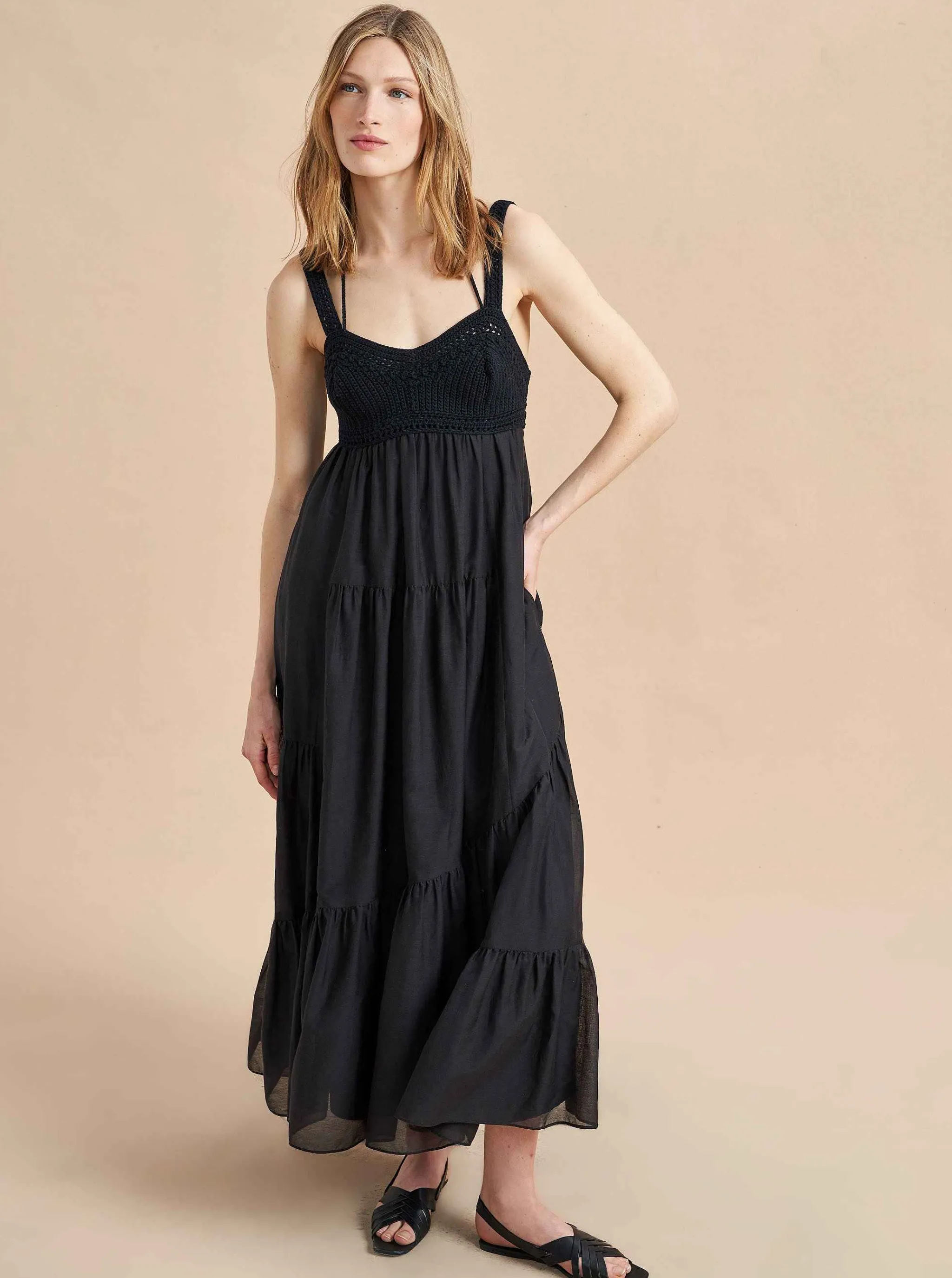 La Ligne Midi Dresses*Jane Dress Black