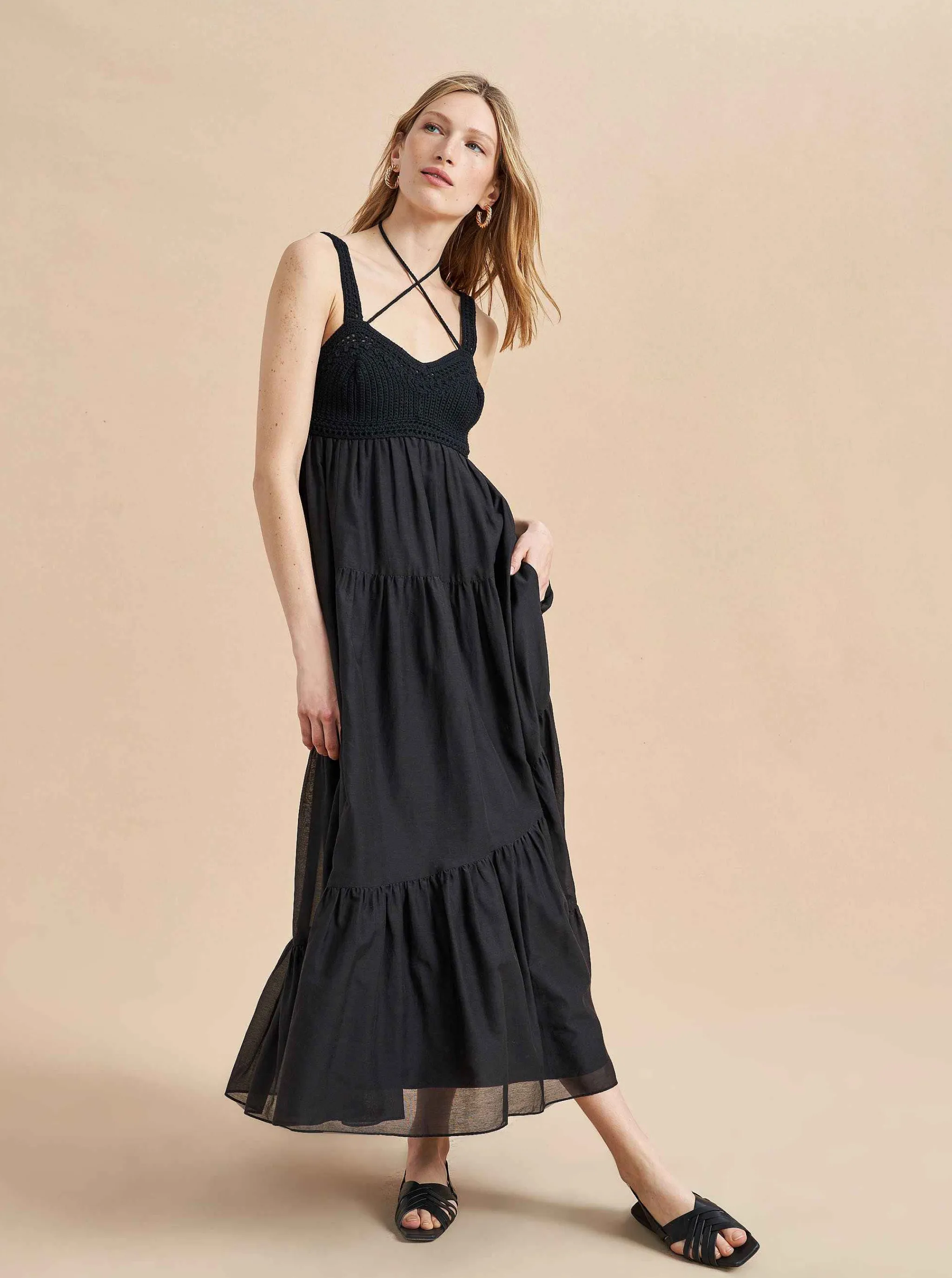 La Ligne Midi Dresses*Jane Dress Black